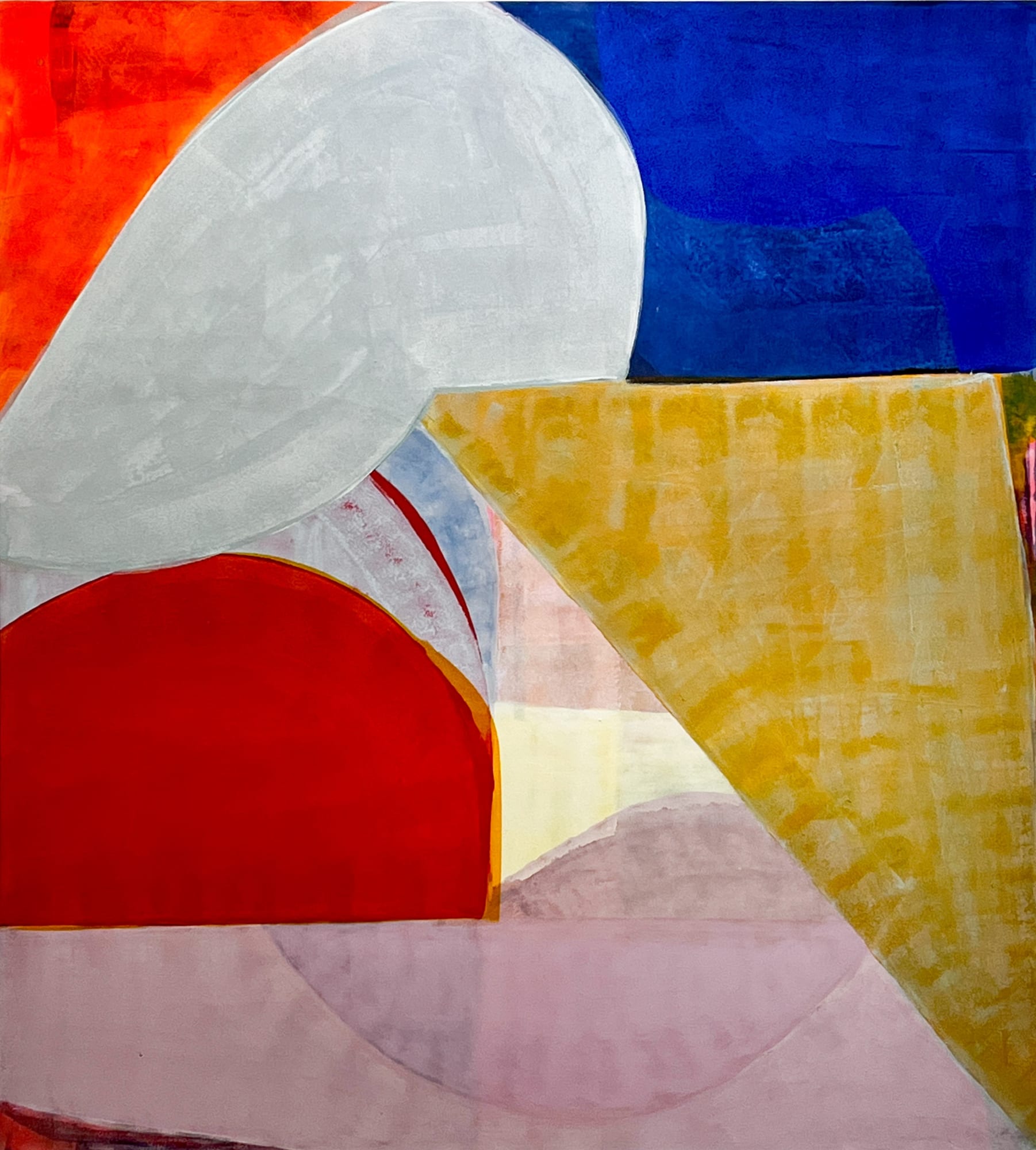 Anna Kunz Diamond Pointed Light, 2021 Acrylic on canvas 66 x 60 in. (167.6 x 152.4 cm.)