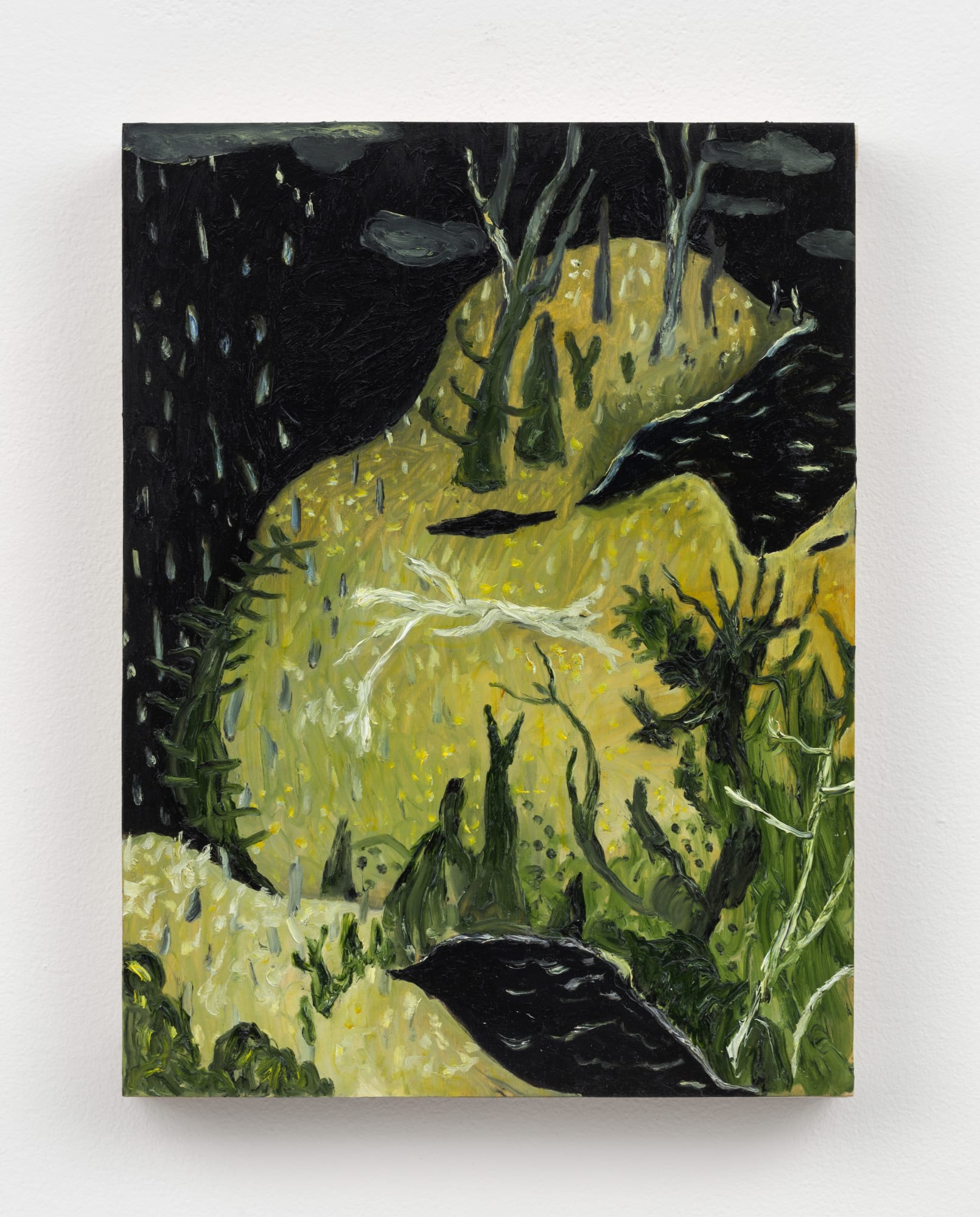 The beginning of a great adventure, 2022 Oil on wood 16 x 12 in. (40.6 x 30.5 cm.) (ML 55) SOLD