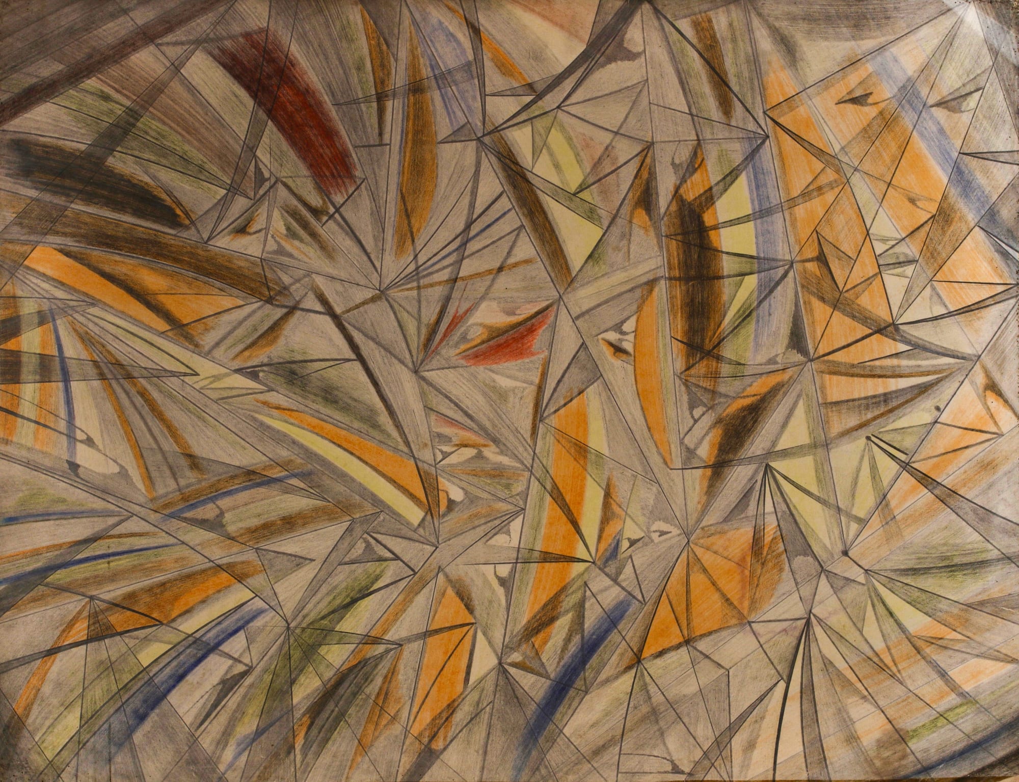 Untitled, ca. 1930-55 Colored pencil and graphite on paper 19 5/8 x 25 1/2 in. (49.8 x 64.8 cm.) (DG 36)