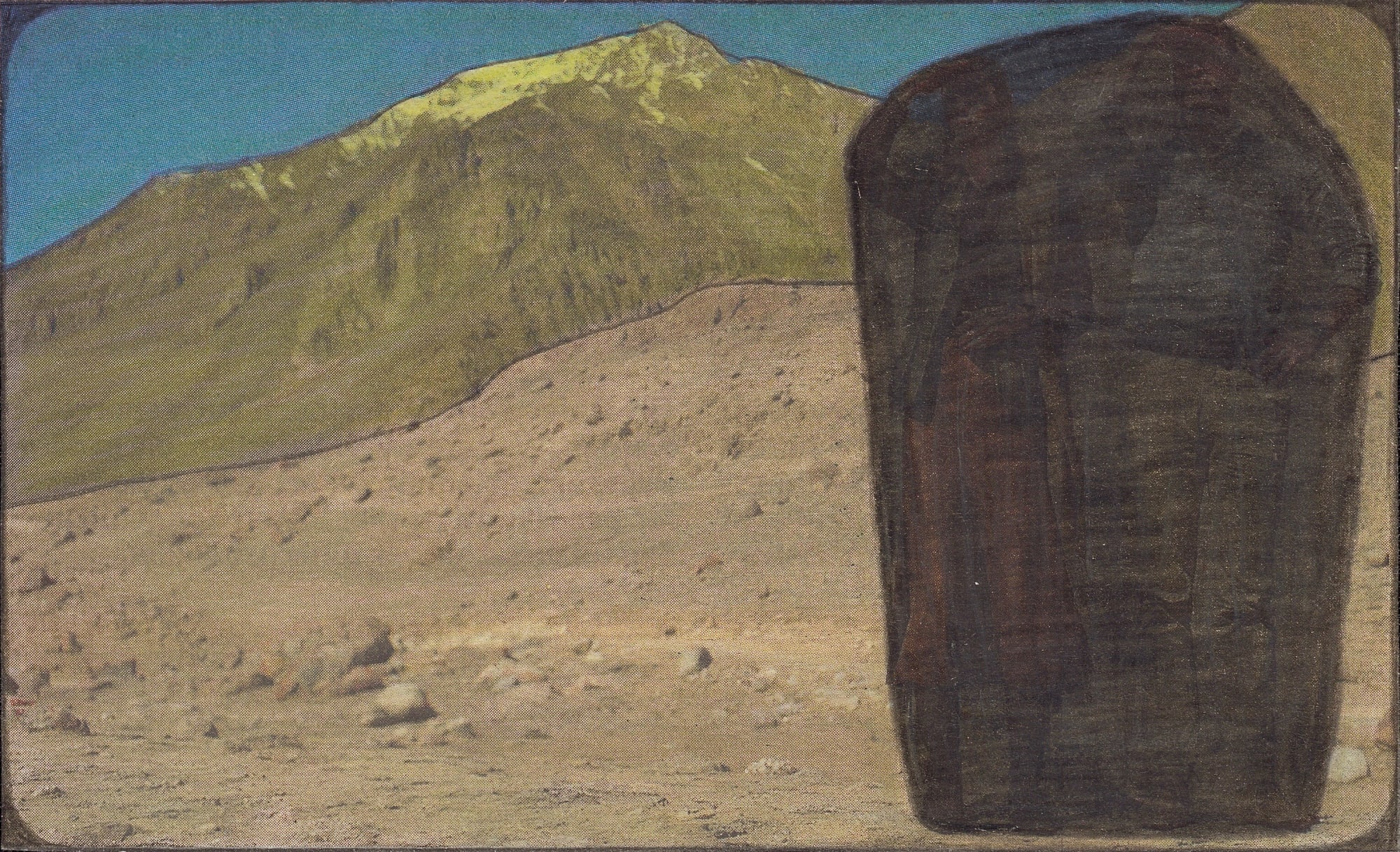 Untitled, 2020 Graphite and colored pencils on newsprint clip mounted on paper 3.5 x 5.7 in. (8.9 x 14.6 cm) (LpS 333) SOLD