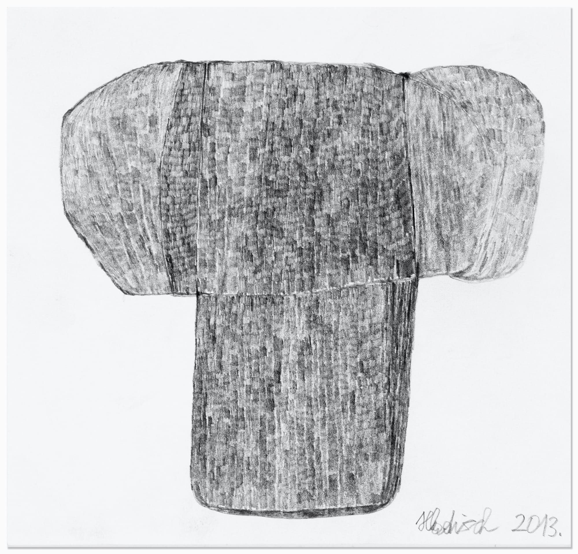 BOOTS, 2013 Graphite on paper 7.9 x 8.3 in. (20 x 21 cm) HH 1