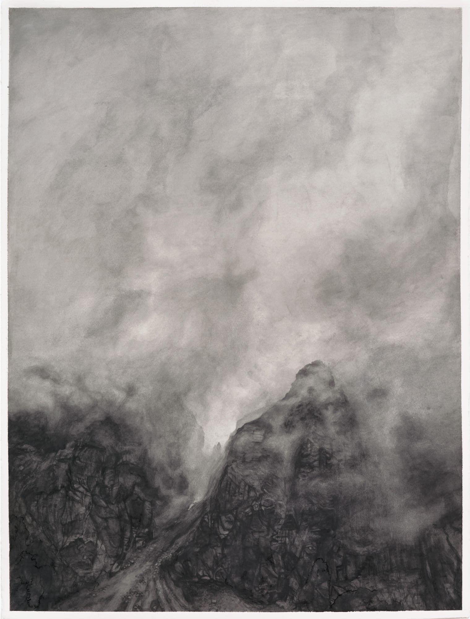 Mountains, 2023 Watercolor on paper 29 7/8 x 22 in. (76 x 56 cm) (AK 3)