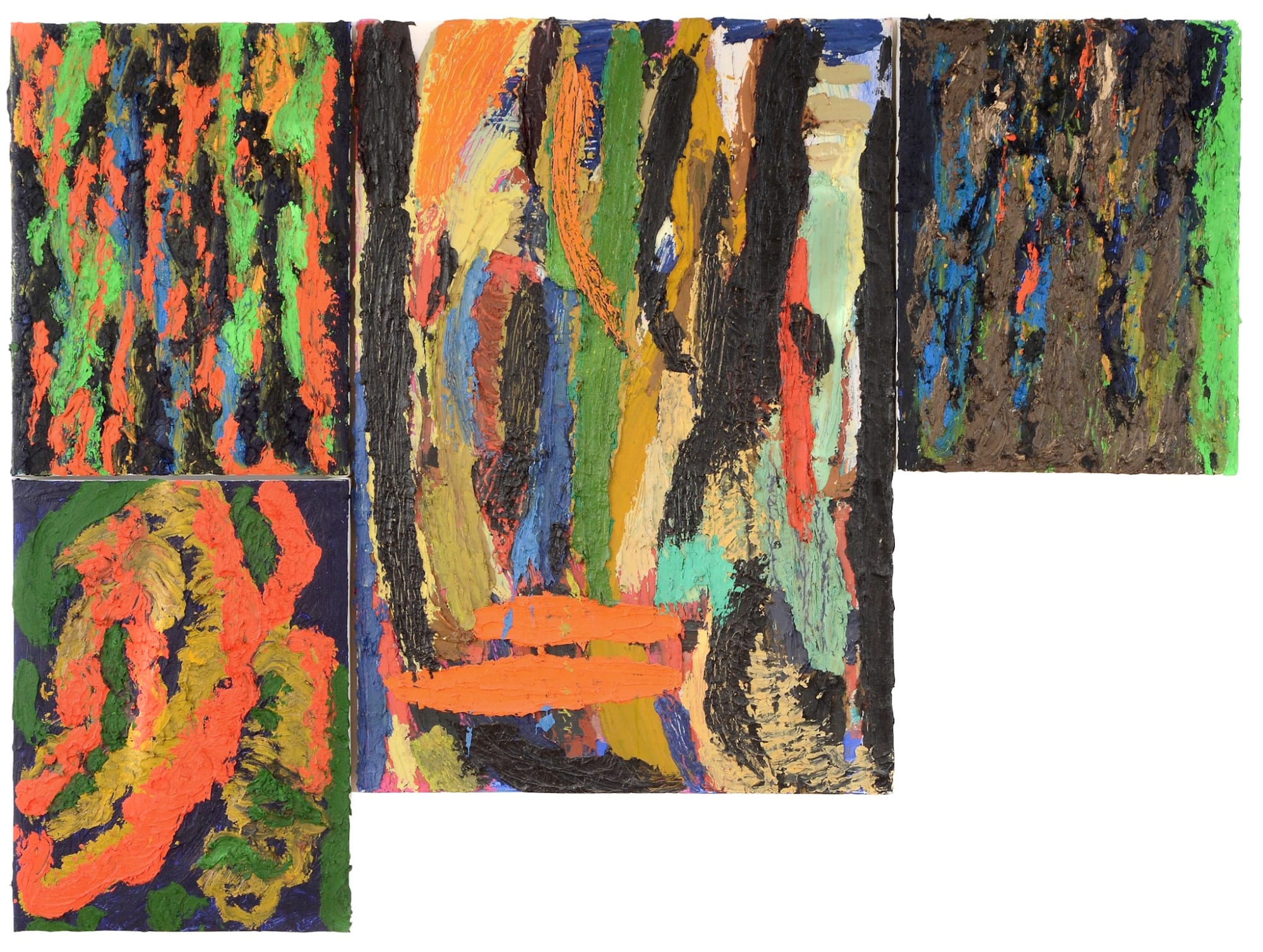 Migratory Continuo #5, 2015 Oil on canvas 48 x 65 in. (121.9 x 165.1 cm) (AWd 19)