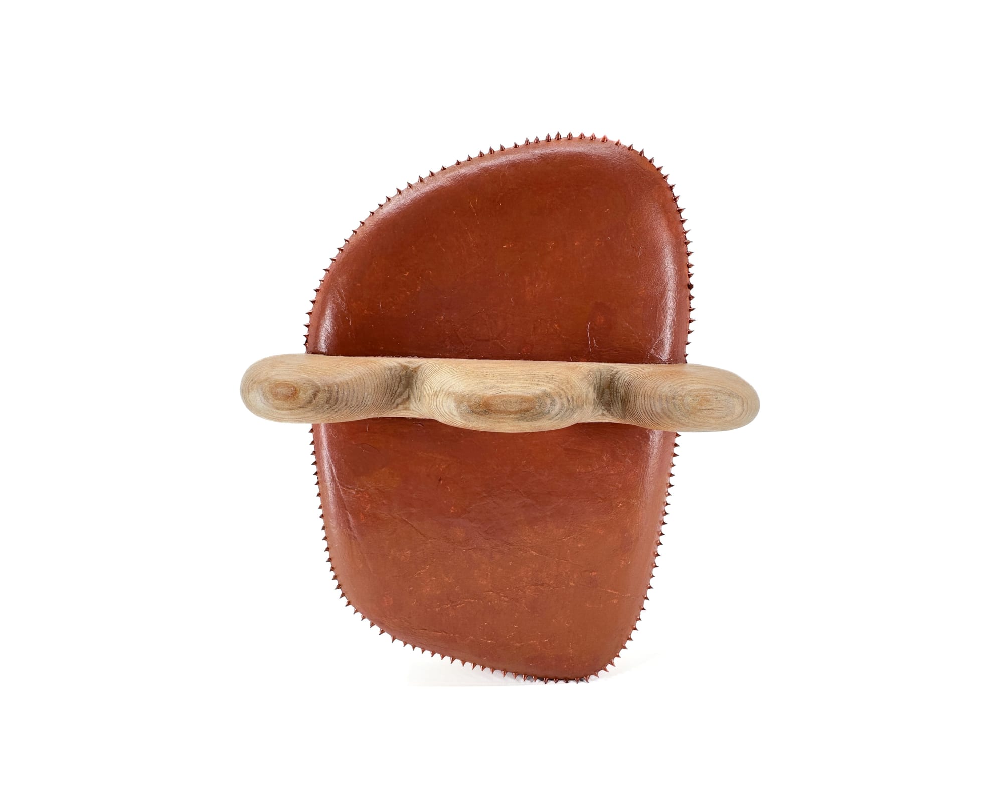 Untitled, 2023 Carved wood, paper, and acrylic 8 x 6 1/2 x 3 in. (20.3 x 16.5 x 7.6 cm) (KBB 41)