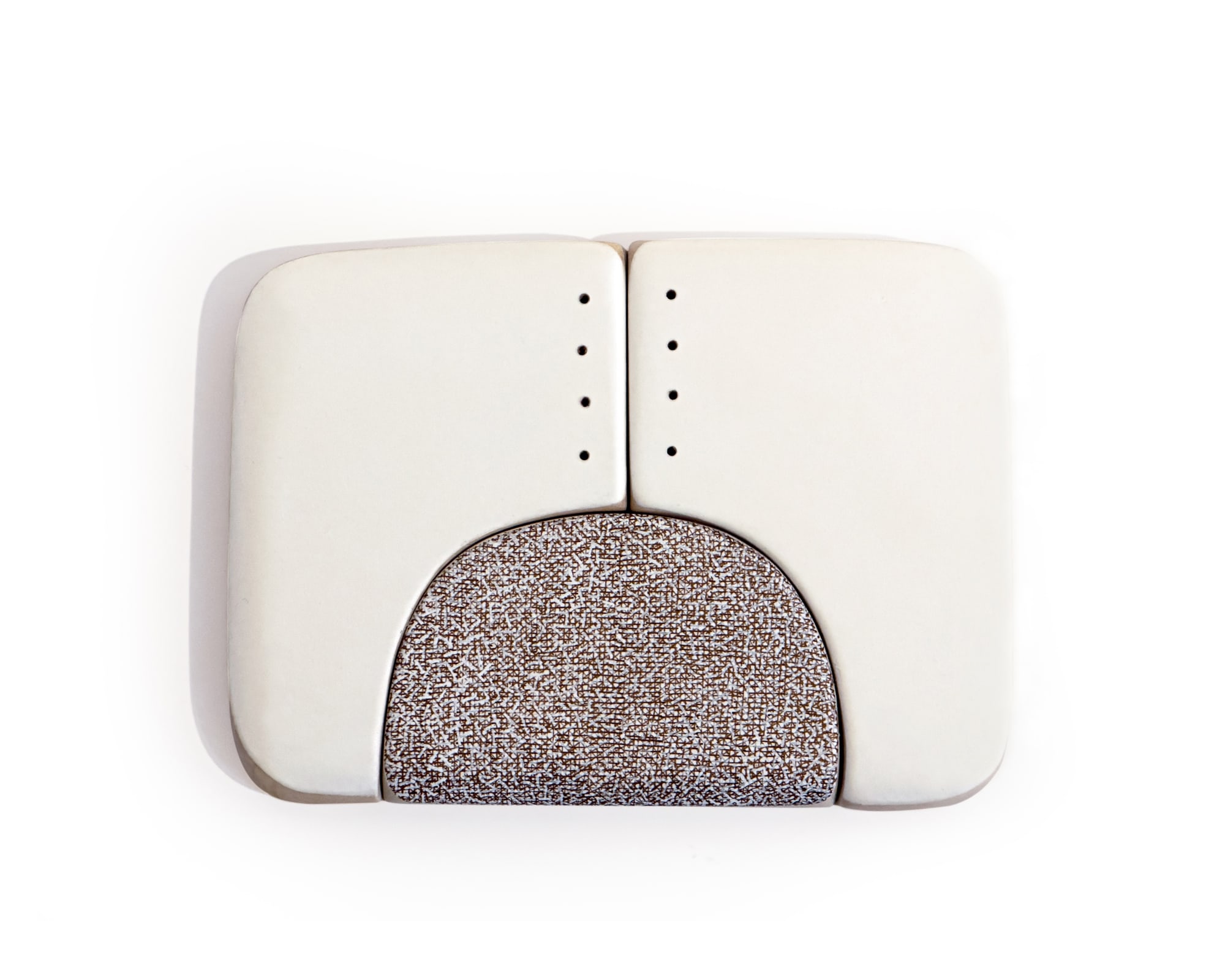 Untitled, 2022 Carved wood, paper, and acrylic 7 1/4 x 9 3/4 x 1 in. (18.4 x 24.8 x 2.5 cm) (KBB 22)