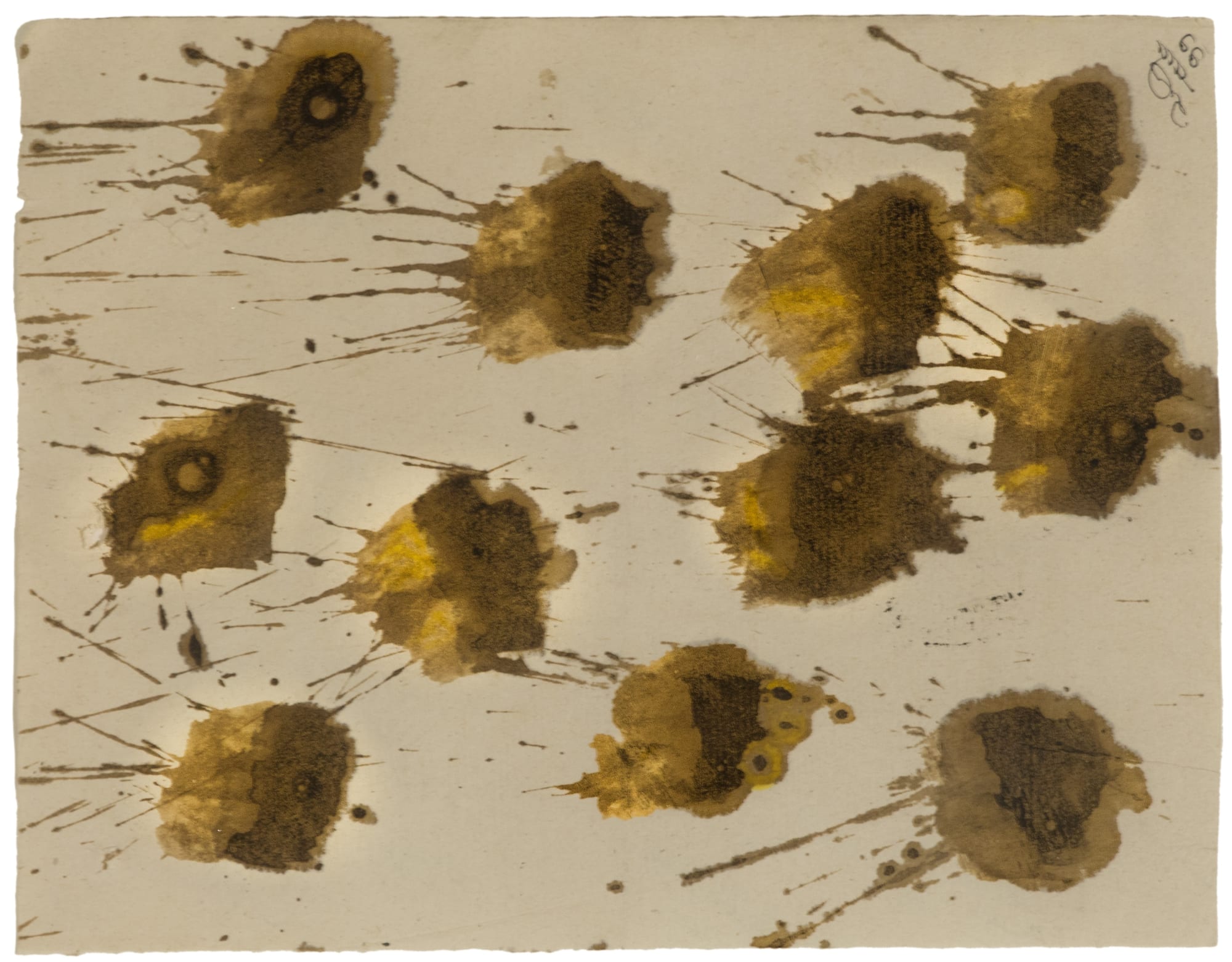 Rudra, 1999 Mixed media on paper 8 5/8 x 6 5/8 in. (21.9 x 16.8 cm) (AVy 26)