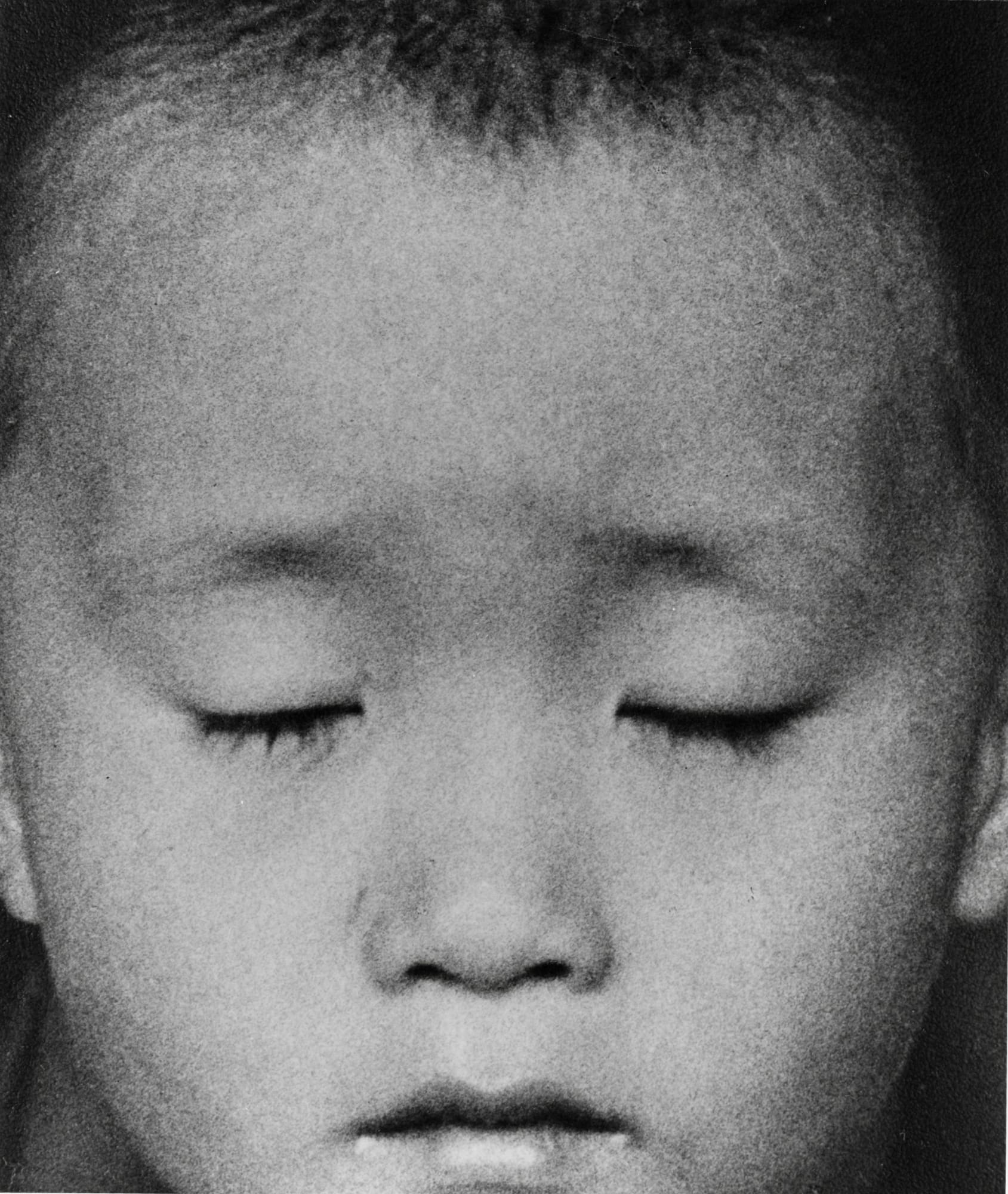 Dorothea Lange Korean Child, 1958 Gelatin silver print, printed ca. 1958-1966 Museum of Modern Art label on verso 8 7/8 x 7 1/2 in. (22.5 x 19.1 cm) (BSG 13)