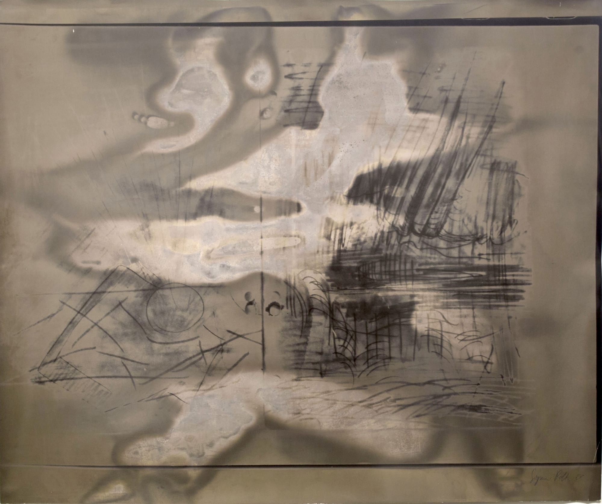 Sigmar Polke Untitled, 1988 Gelatin silver photogram 19 3/4 x 23 1/4 in. (50.2 x 59 cm) (BSG 45)