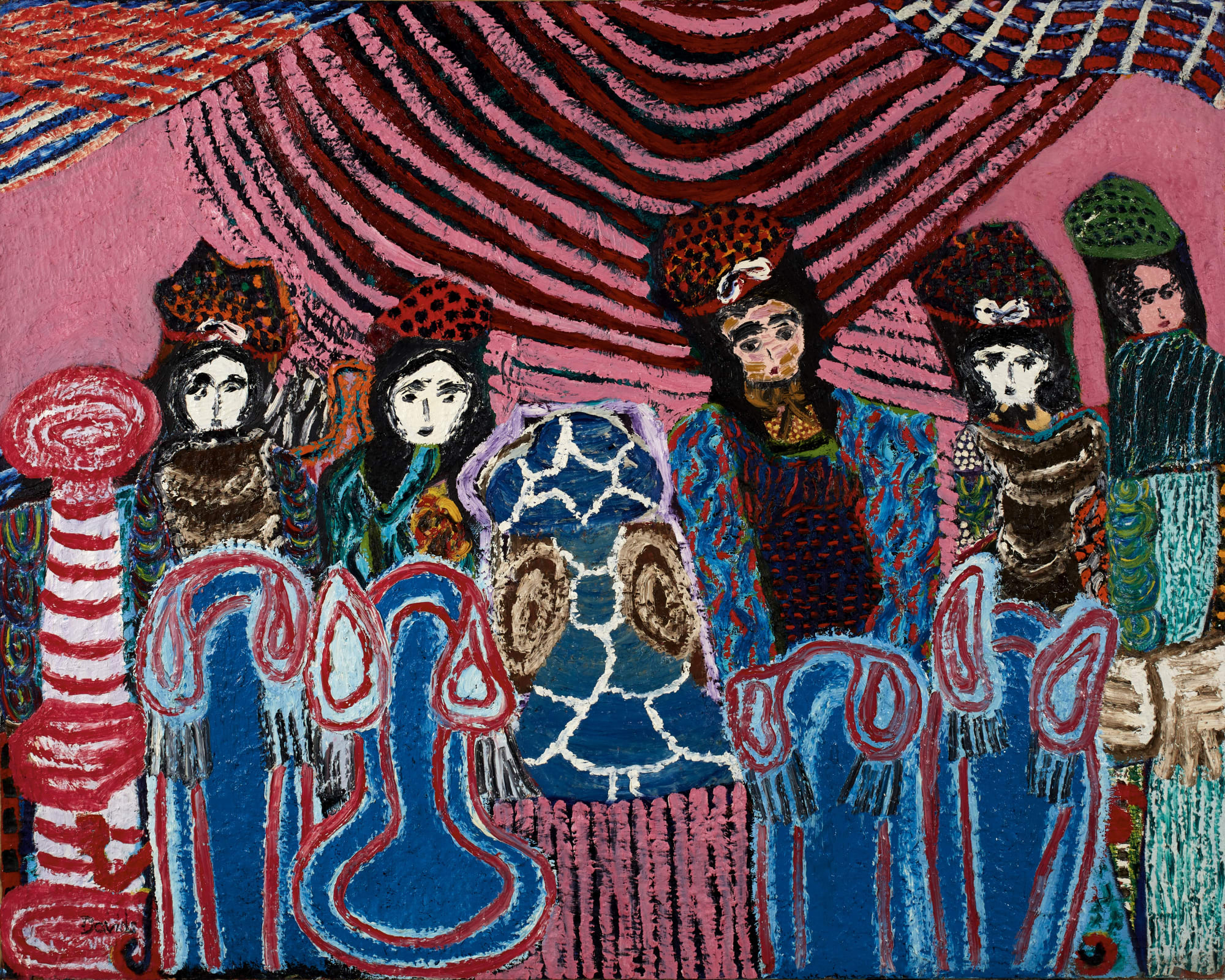 53 1/2 x 68 in. (135.9 x 172.7 cm) (FD05)