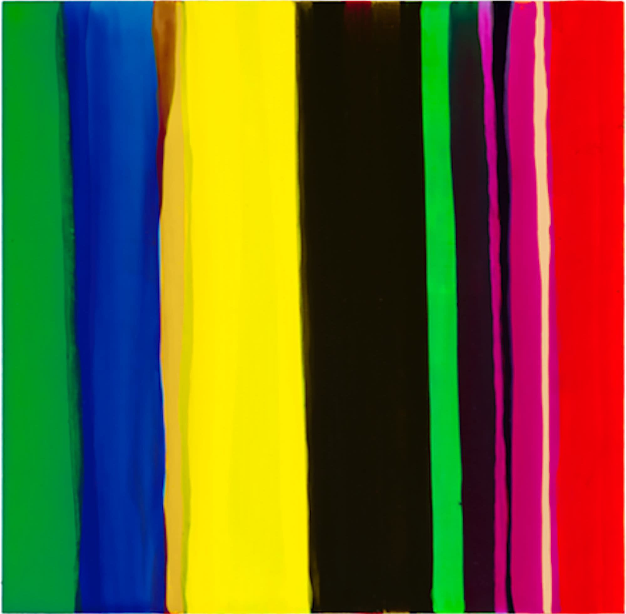 STRIPES, 2017 Acrylic on wood panel 12 x 12 in 30.5 x 30.5 cm HS 57