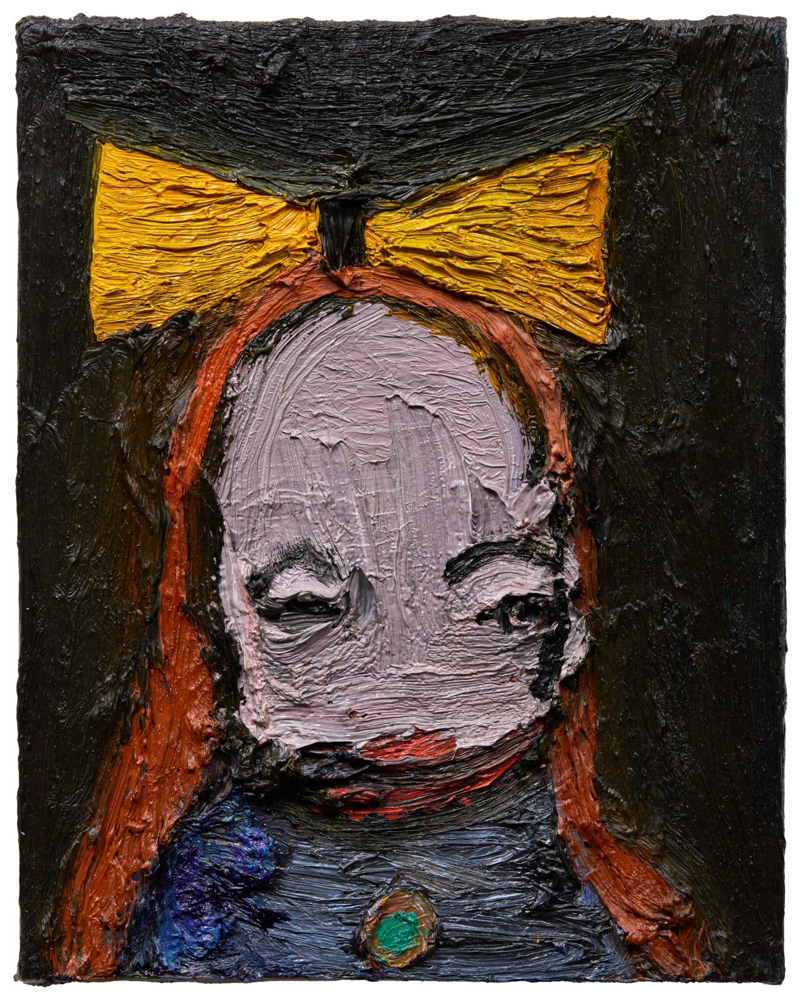 Untitled, 2020 Oil on canvas 12 x 9 1/2 in. (30.5 x 24.1 cm) (TVk 14) SOLD