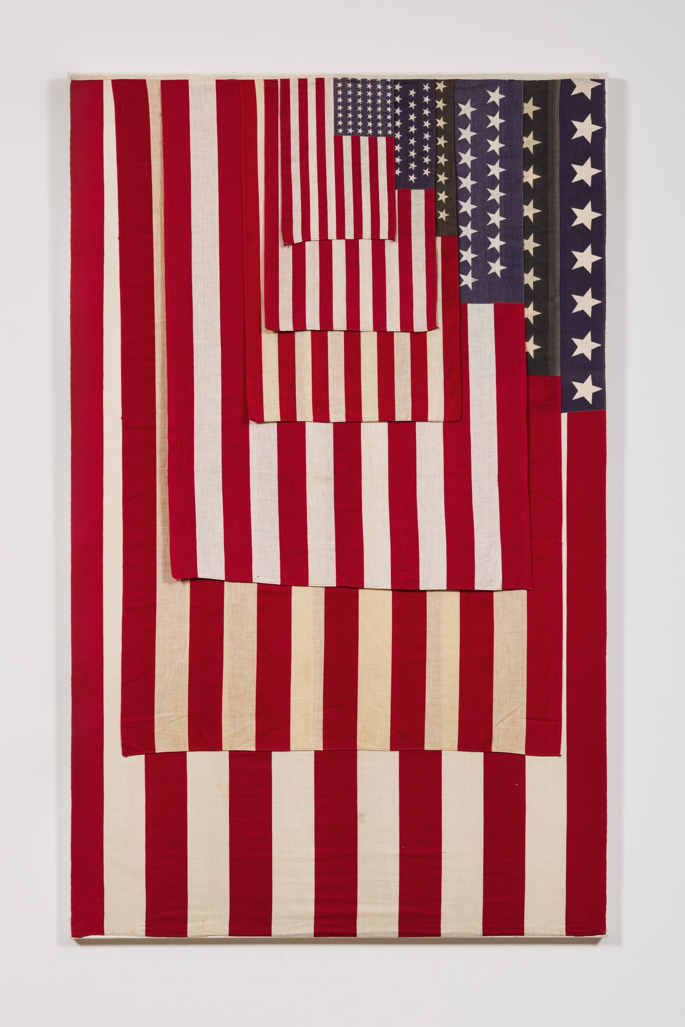 Salesman Sample Flag Display, 1912 Printed cotton (professionally mounted) 58 x 36 in. (147.3 x 91.4 cm) (ArU 517) SOLD