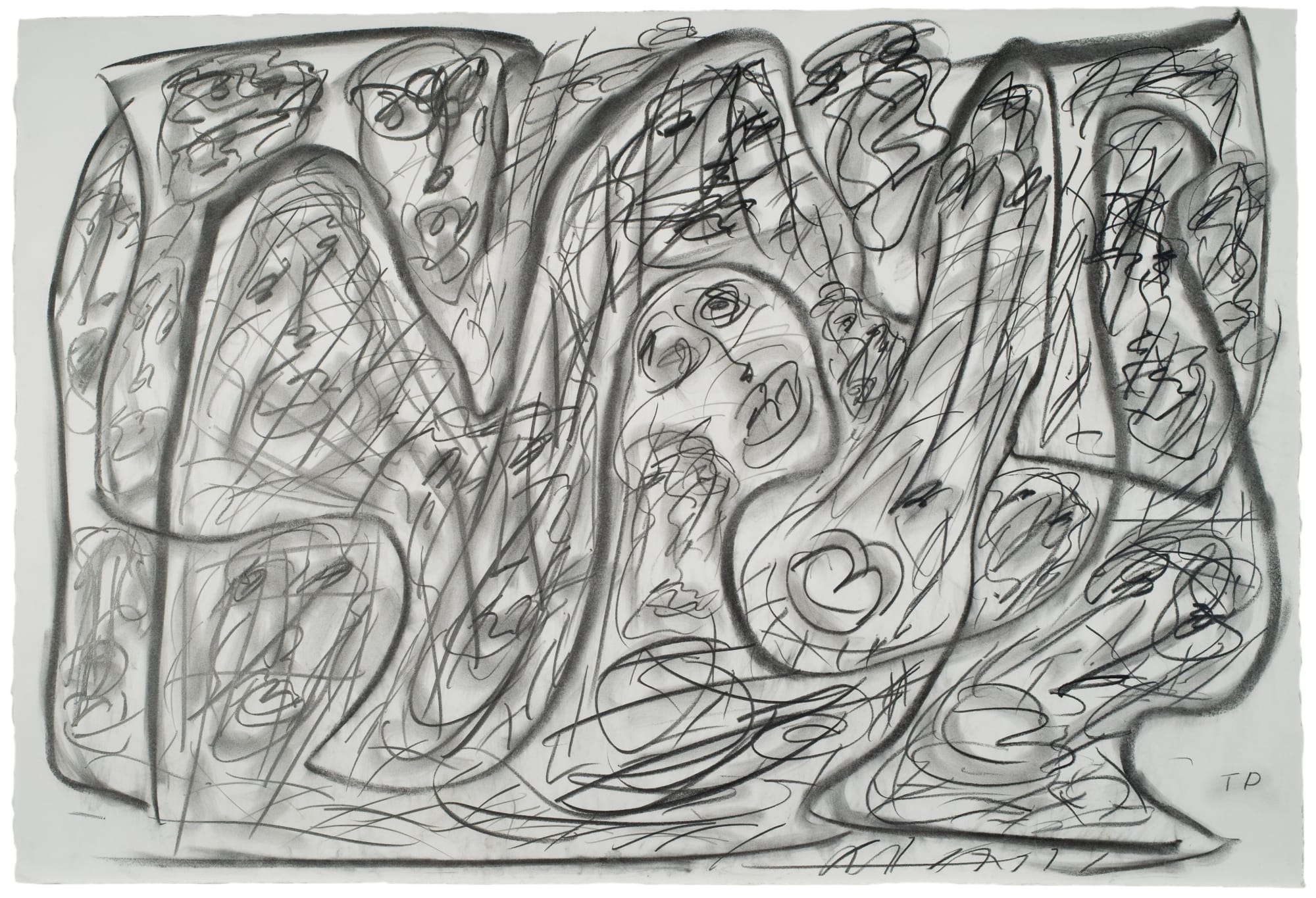 Untitled, 1995 Charcoal and pastel on paper 29 x 41 in. (73.7 x 104.1 cm) (TD 10)