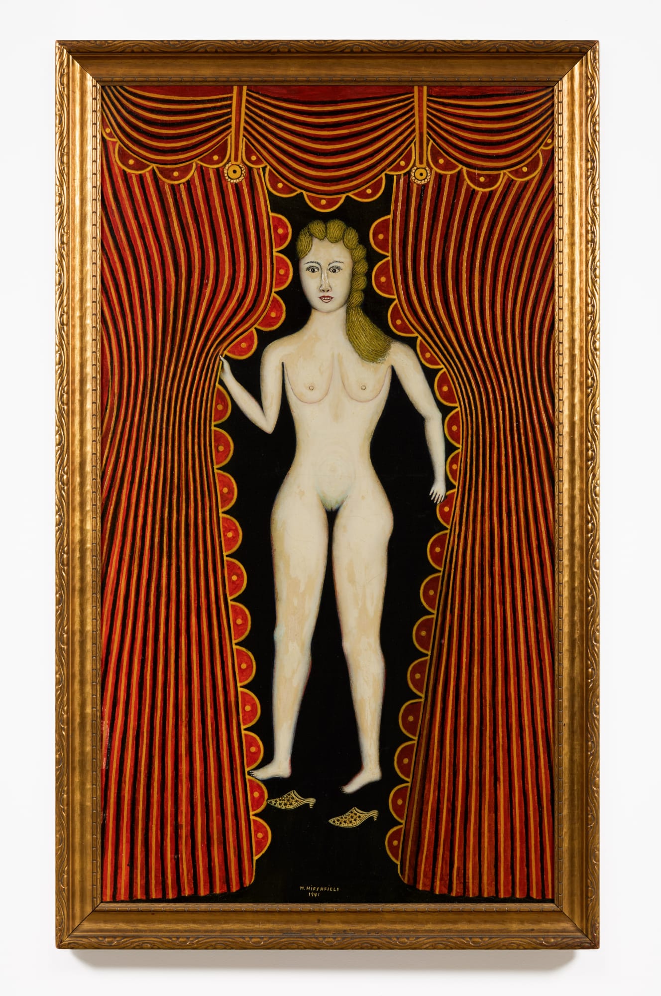 Nude at the Window (Hot Night in July), 1941 Oil on canvas 54 x 30 in. (137.2 x 76.2 cm) (MHF 10) SOLD