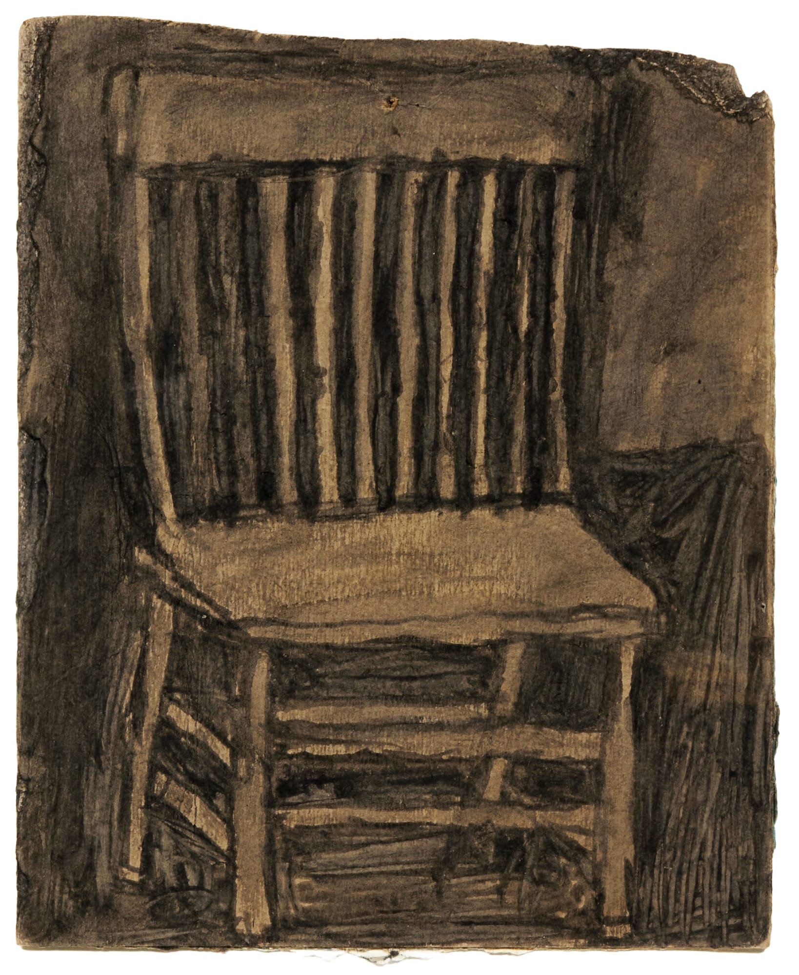 Untitled Found paper and soot 10 1/2 x 9 in. (26.7 x 22.9 cm) (JC 057) SOLD