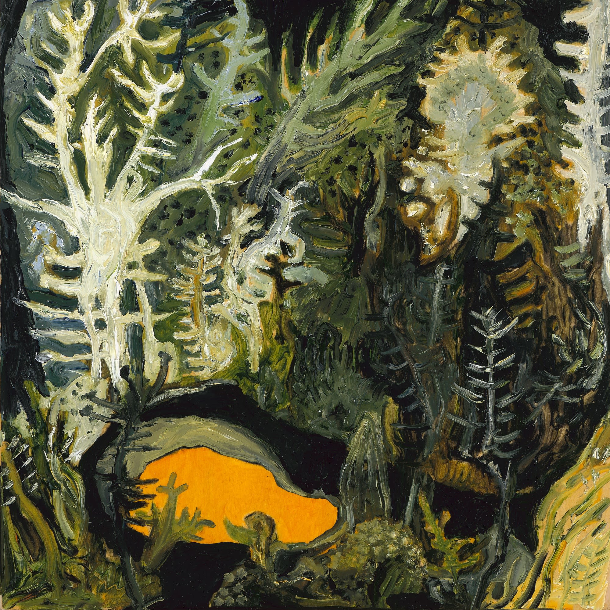 White Tree Study, 2021 Oil on panel 12 x 12 in. 30.5 x 30.5 cm. (ML 8) SOLD