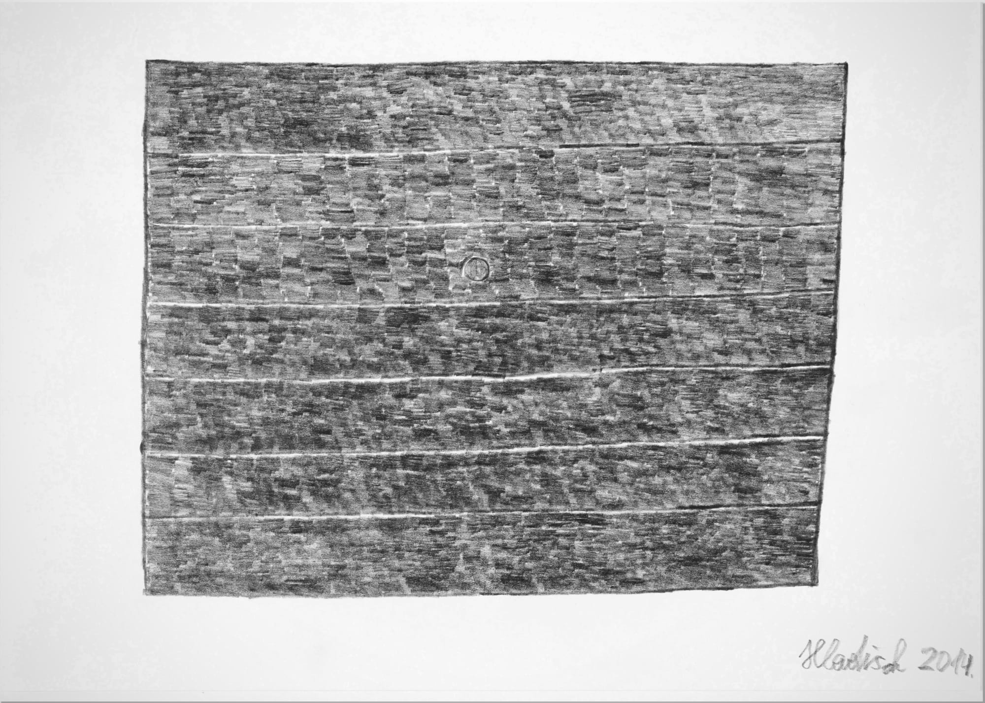 Shoe box, 2014 Graphite on paper 8.3 x 11.7 in. (21 x 29.7 cm.) (HH 10)