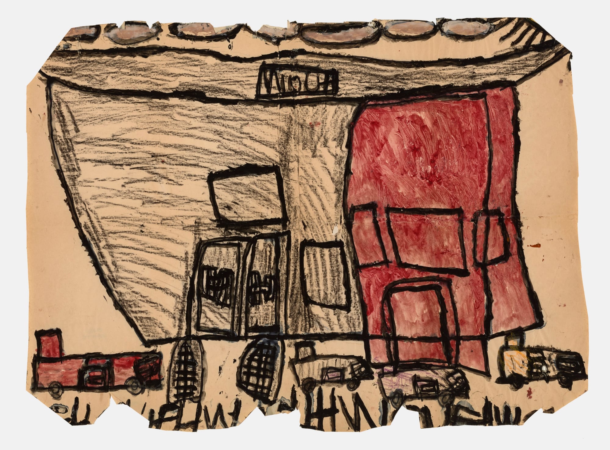 Untitled, 1972-1980 Tempera on paper 22 x 28 in. (55.9 x 71.1 cm) (LM 159) SOLD