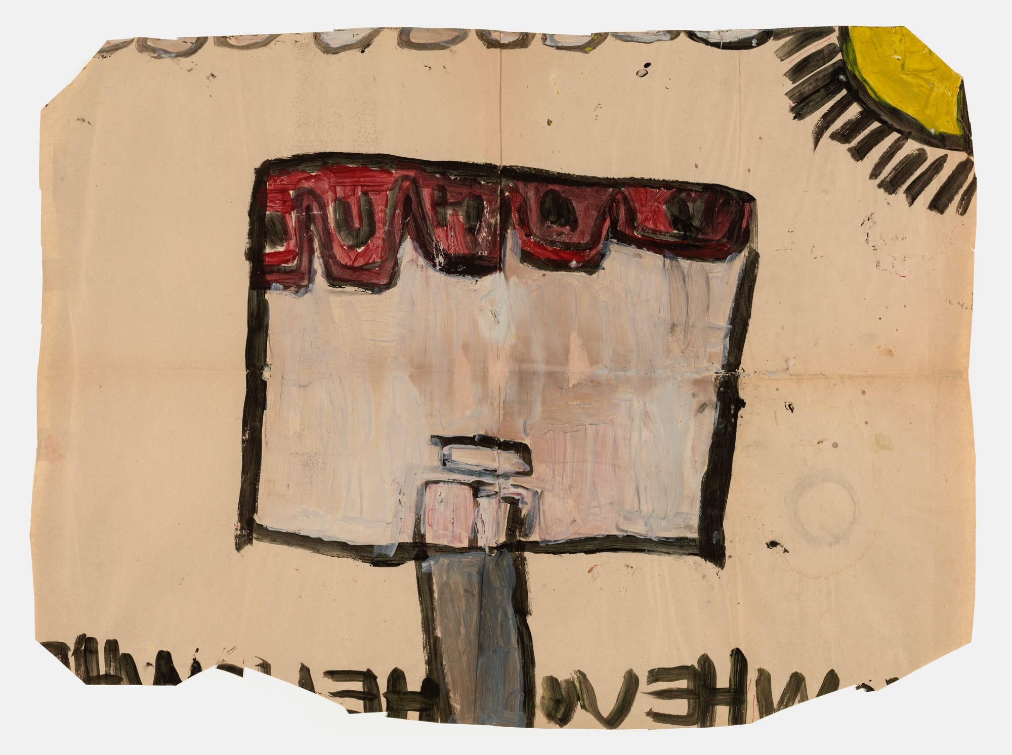 Untitled (No. 13), 1972-1980 Tempera on paper 21 x 28.5 in (53.3 x 72.4 cm) (LM 103) SOLD