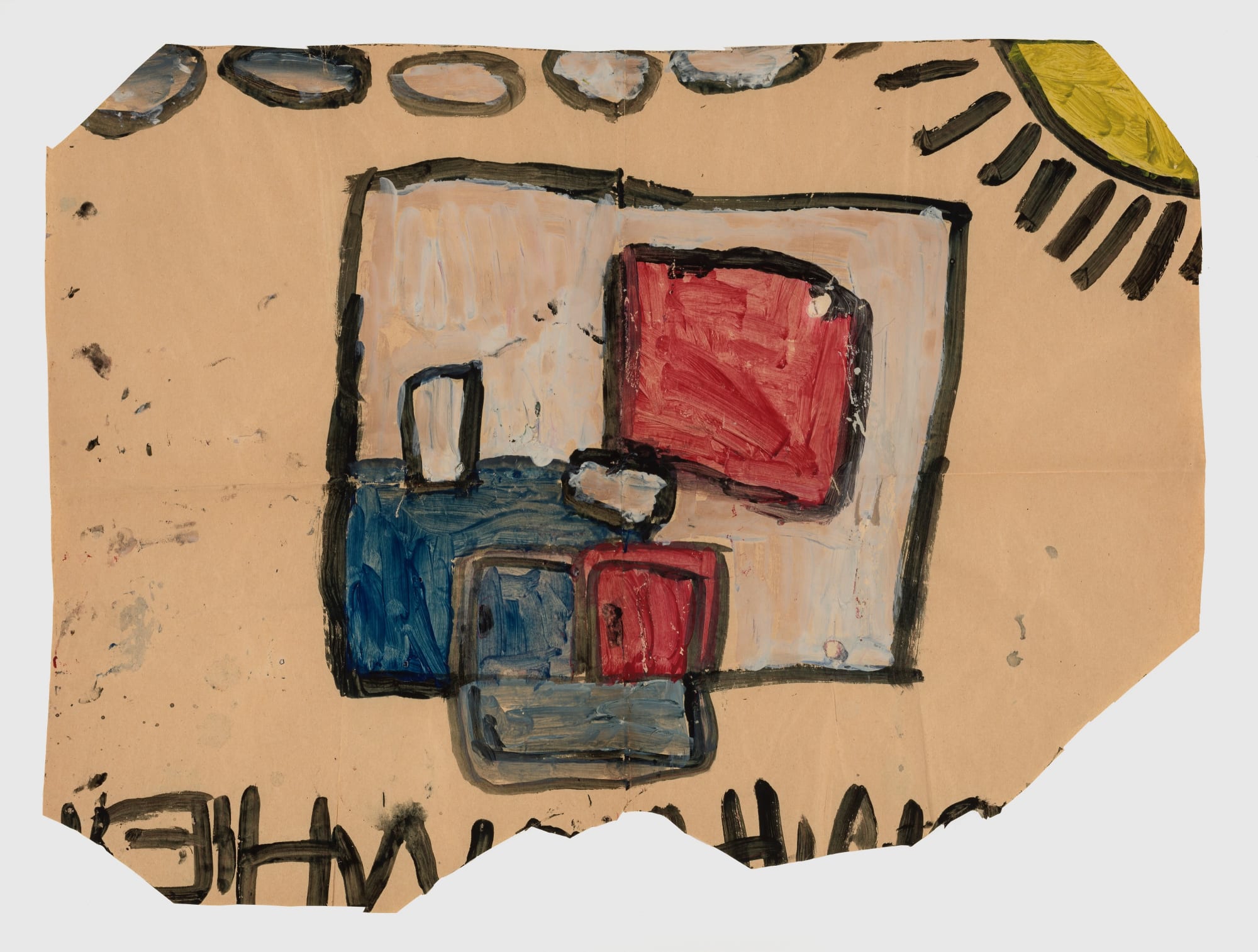 Untitled, 1972-1980 Tempera on paper 20.25 x 27.5 in (51.4 x 69.8 cm) (LM 64)