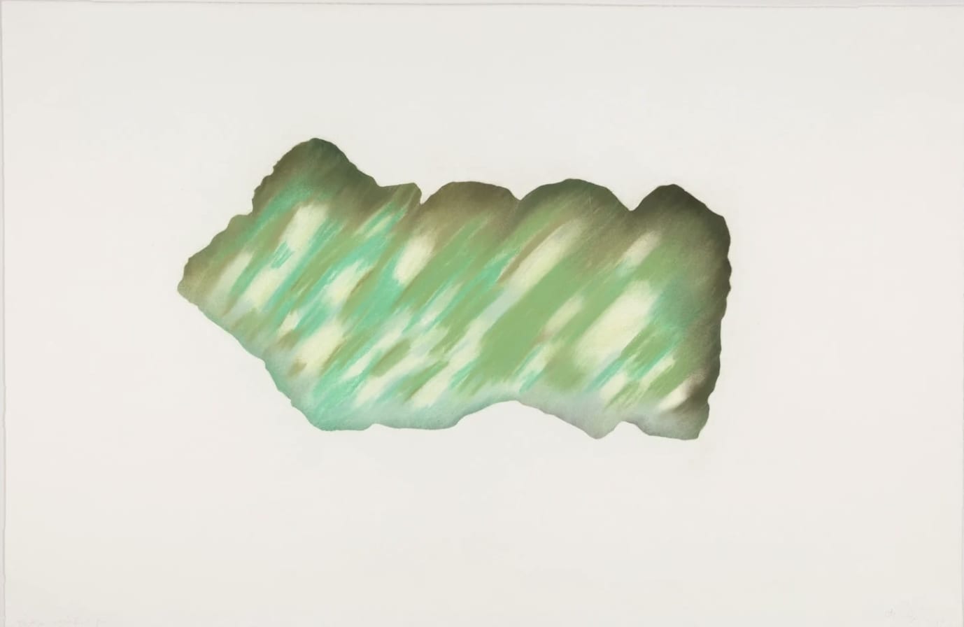 Bilgé (Turkey/US) Before winter_s grey, 1980 Pastel and pencil, signed verso 26 x 39 3/4 in 66 x 101 cm