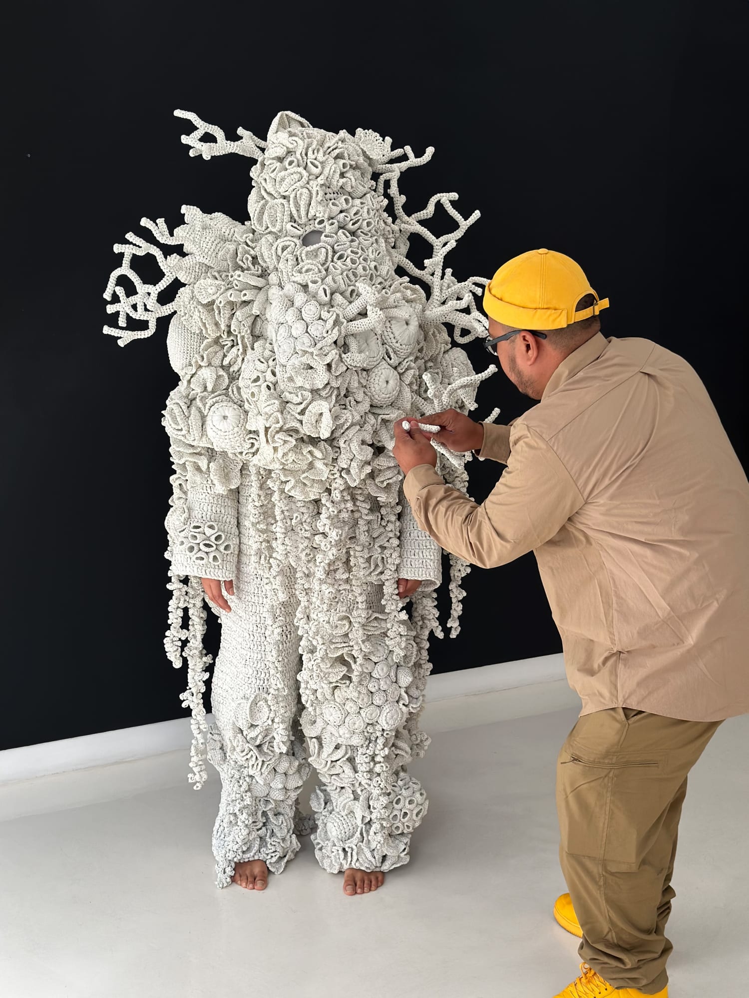 Maira Duarte wearing Form of Silence costume by Mulyana