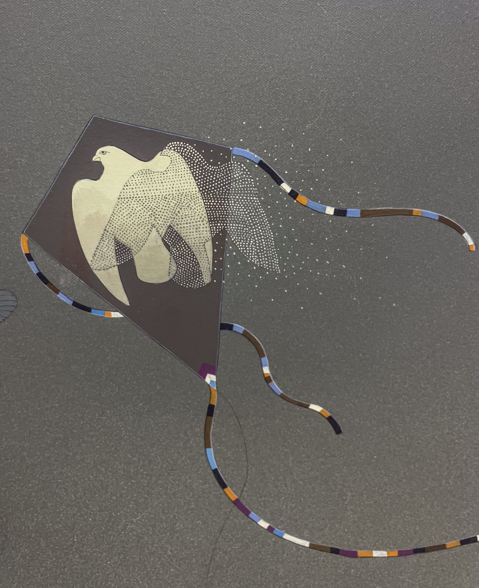 Woman in Ulaanbaatar: Dreams Carried by Wind (detail), 2025