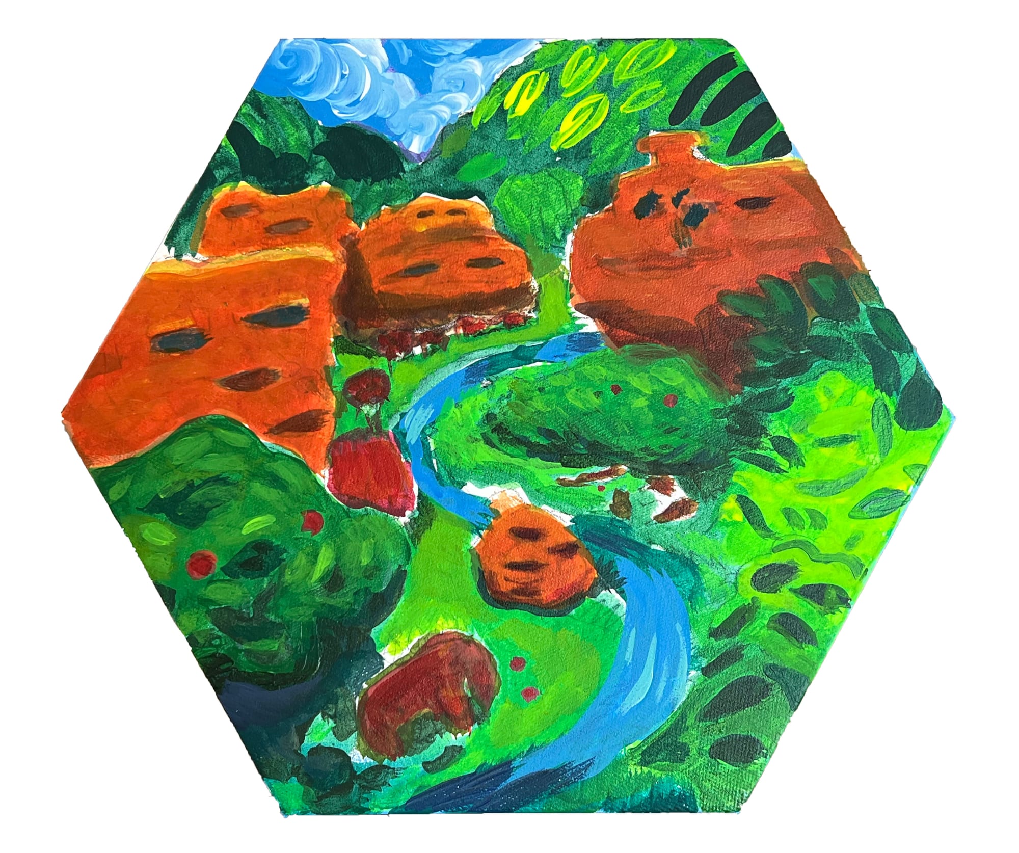 Susan Coyne, Nestled in the Hills, 2022