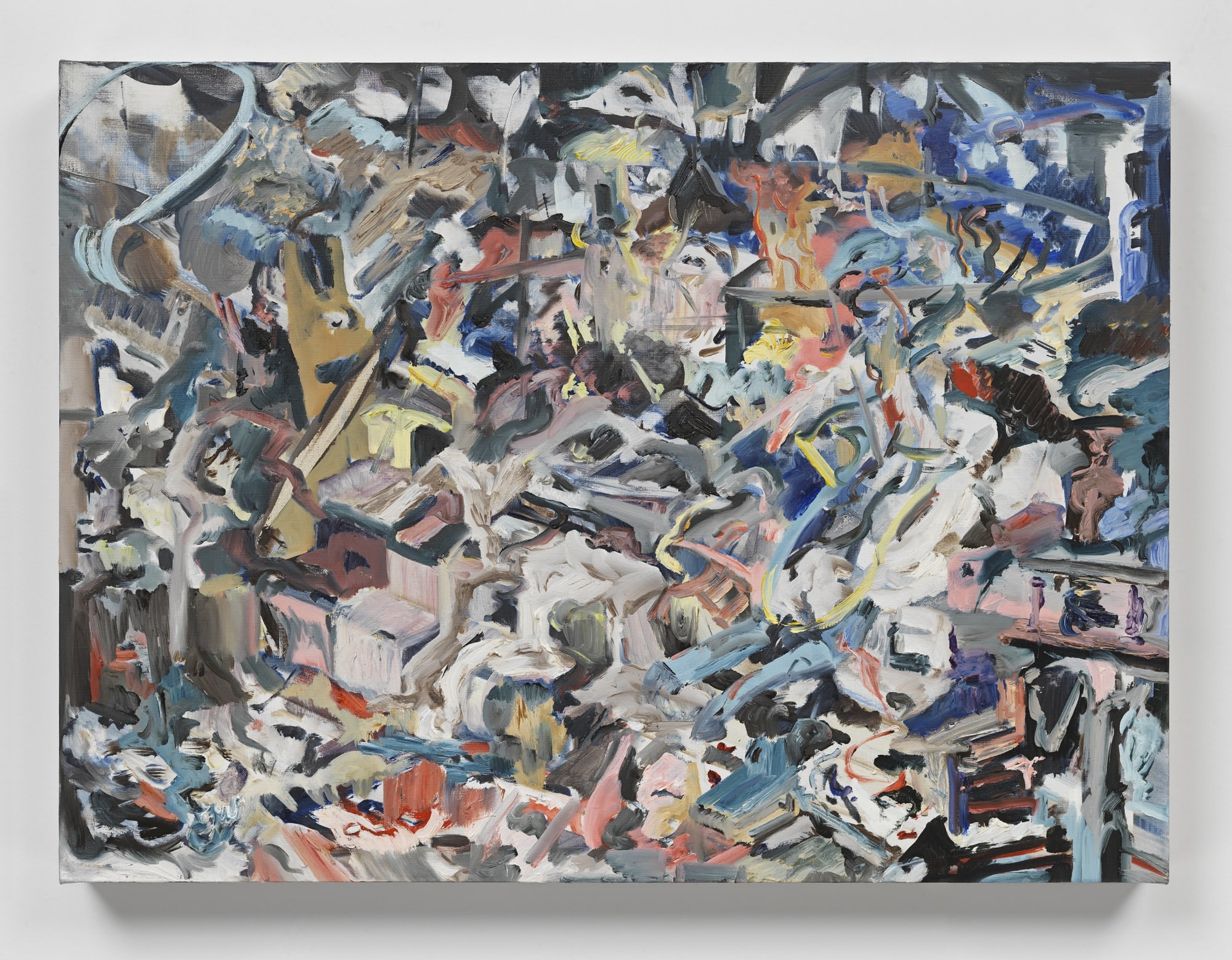 Escalier, 2021-22 oil on linen 43.18 x 58.42 cm. 17 x 23 in.