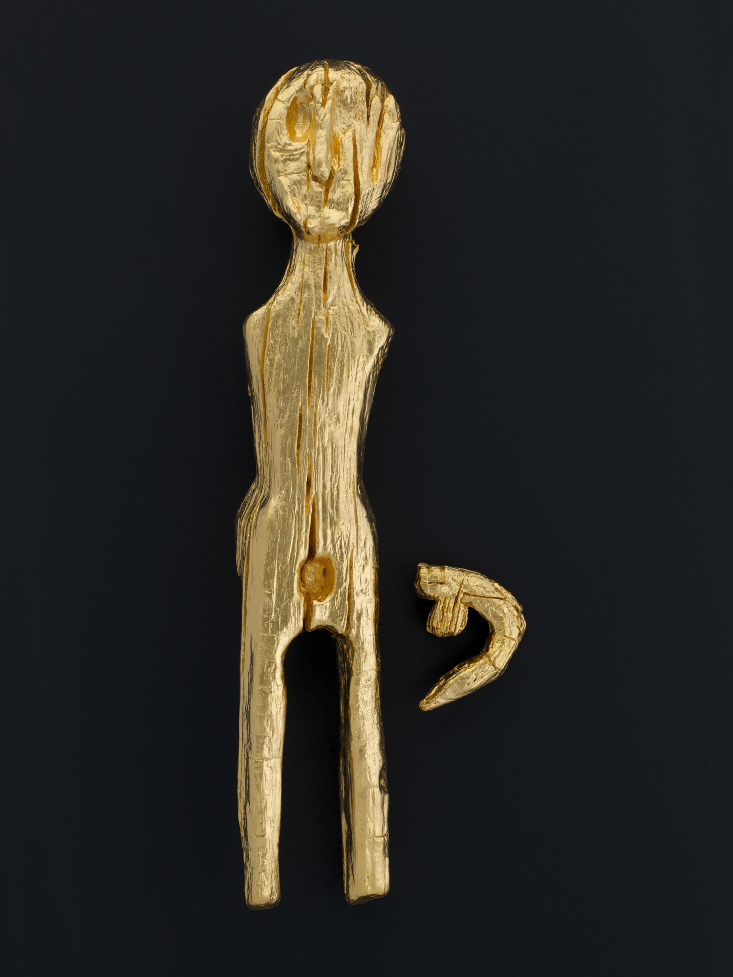 Essex Idol, 2021, bronze, 24ct gold, 47.5 x 9 x 5 cm, unique