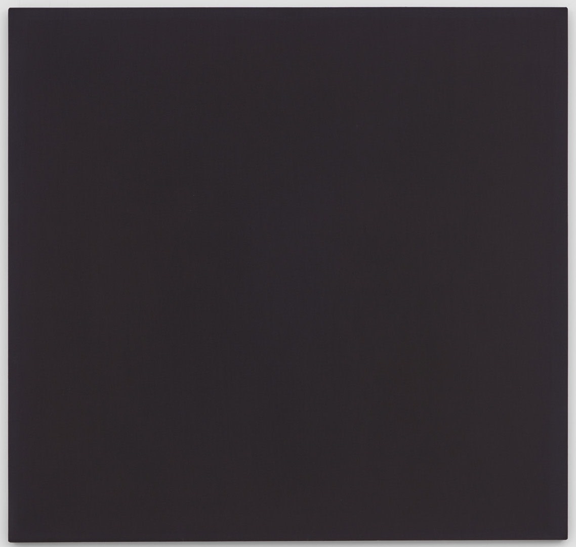 No. 61 Violet Blue Plum Black, 1967 signed, dated and titled on the verso acrylic on canvas 167.64 x 175.26 cm. 66 x 69 in.