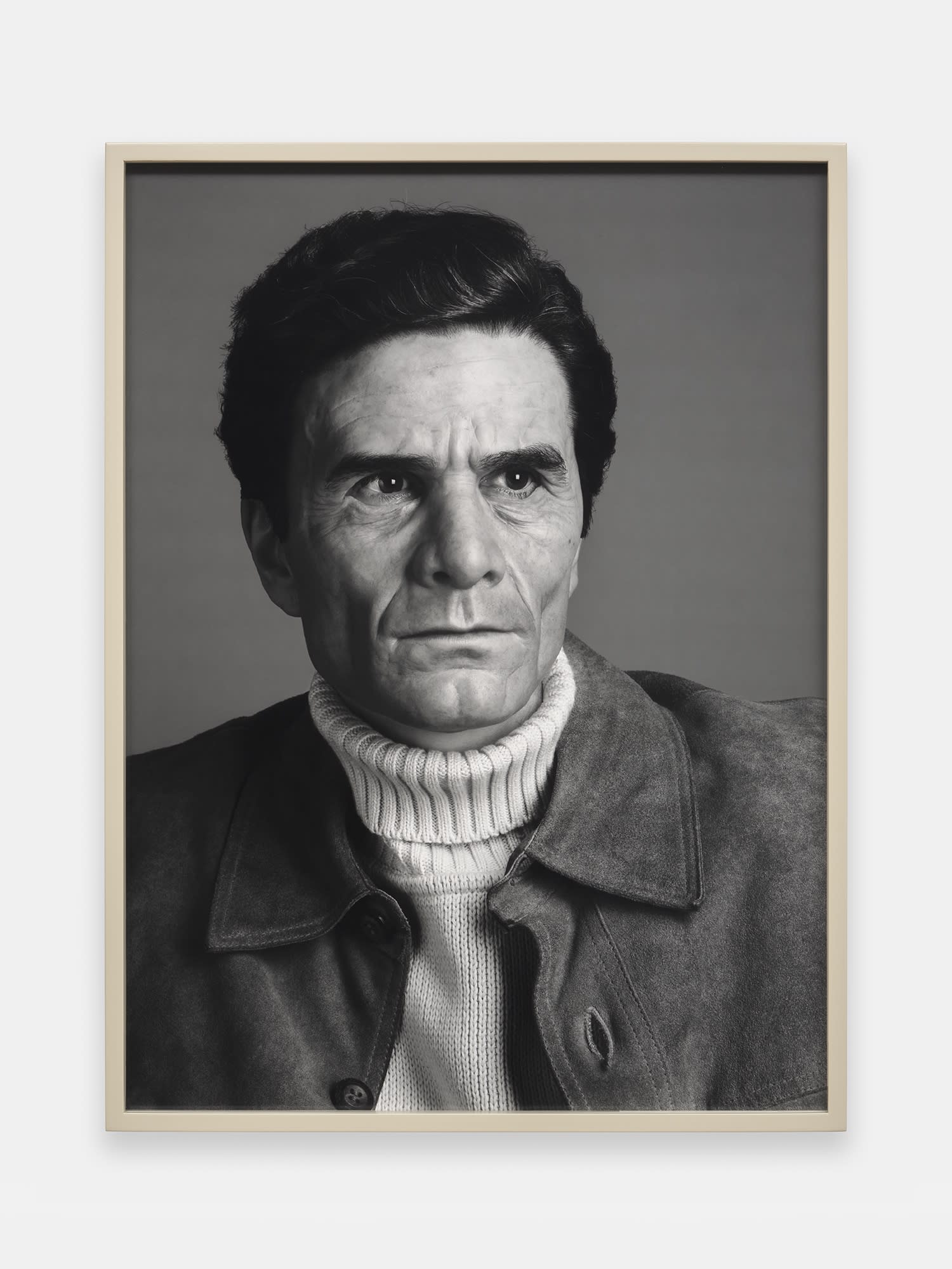 Gillian Wearing Me as Pier Paolo Pasolini, 2024 framed bromide print 61.3 x 46.06 cm. 24 1/4 x 18 1/4 in. edition of 6 + 2AP (#1/6)
