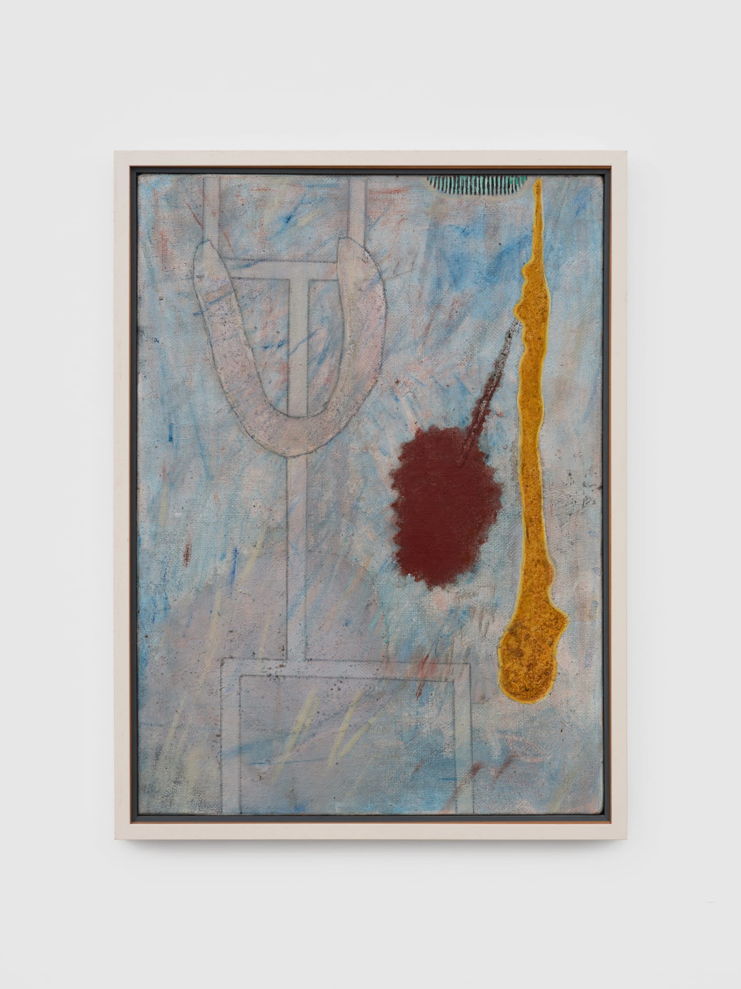 Prunella Clough Left Over, 1991 oil on canvas 81 x 59.5 cm. 32 x 23 1/2 in.