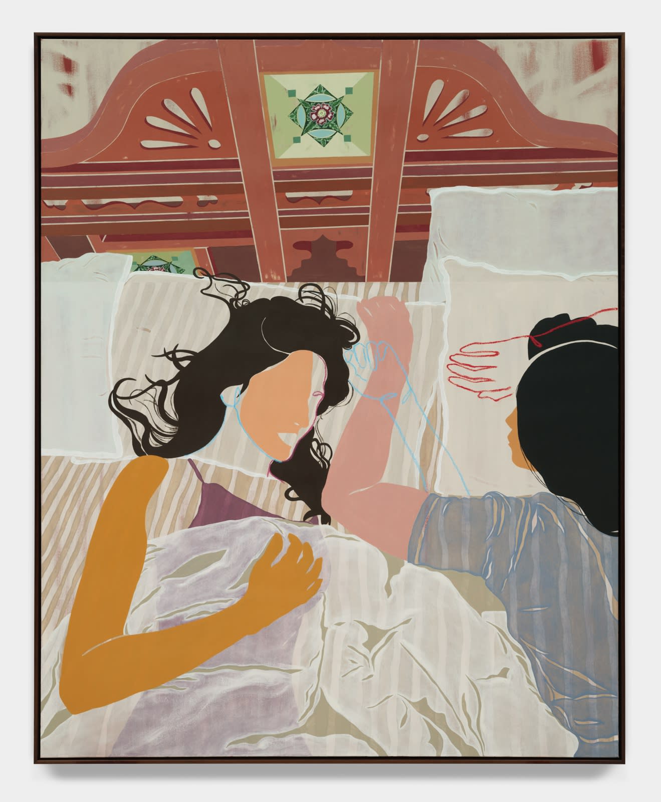 Anoushka Mirchandani Bring Me Back Home Again, 2024 Oil and Oil Pastel on Canvas 60" x 48" (152.5 x 122 cm) High-Resolution Image