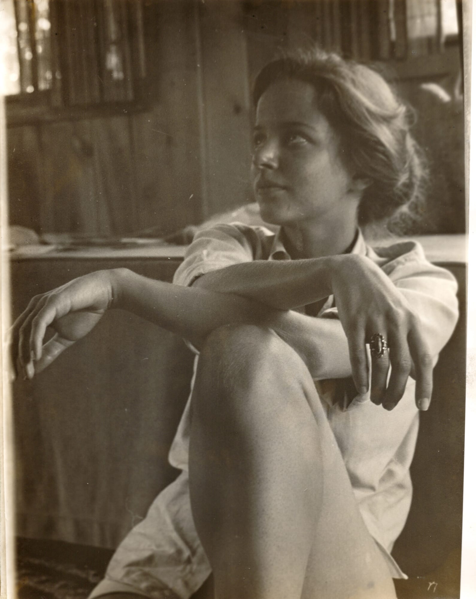 Kemper Peacock Melissa Shook, ca. 1960s Gelatin silver print 10 x 8 inches © Kristina Shook & The Estate of M. Melissa Shook