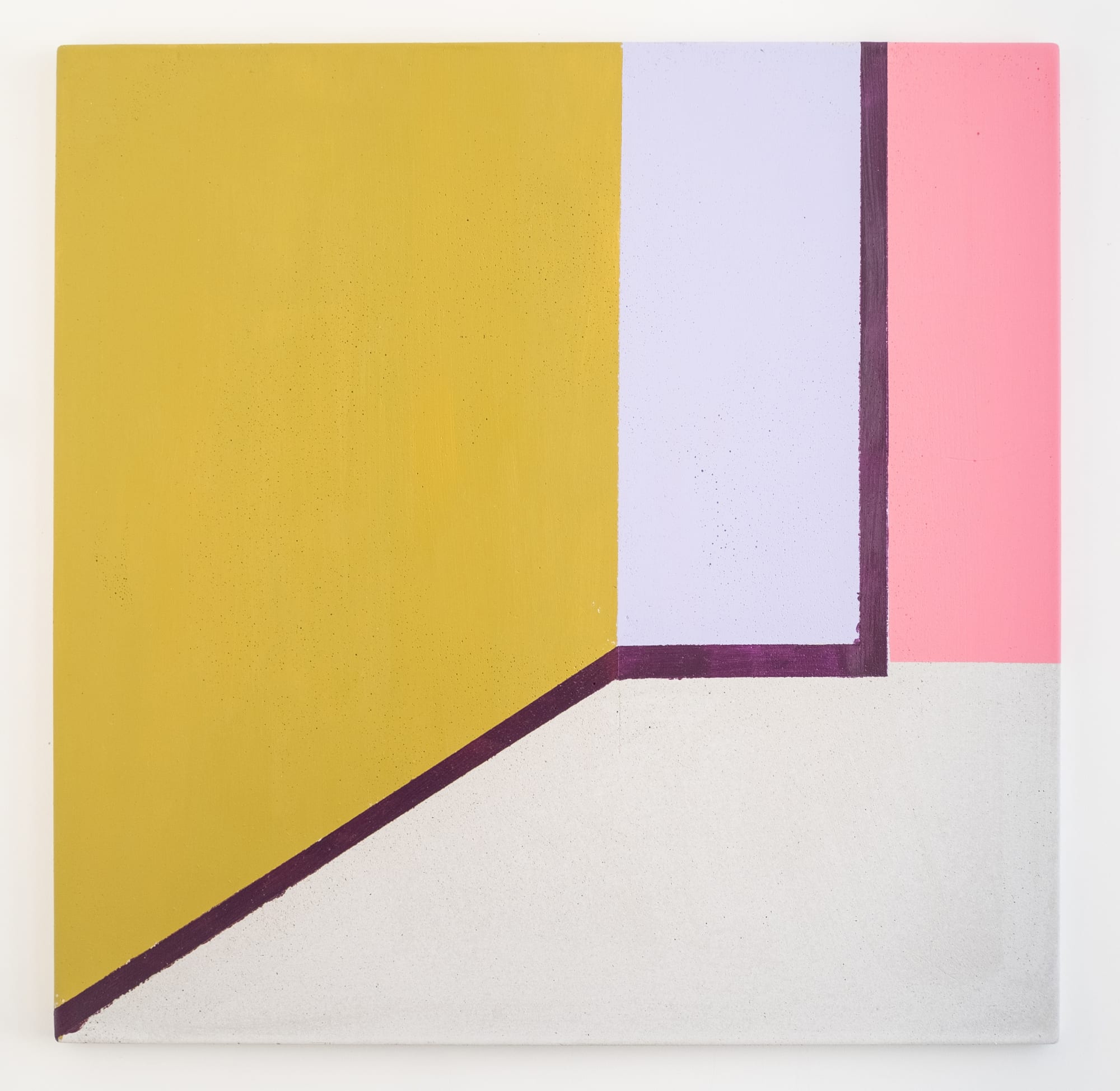 8451 Carolina Martinez Sem título IV (série plaquinhas) (QUEBRADO) 2023 acrílica sobre concreto 40 x 40 x 1,5 cm