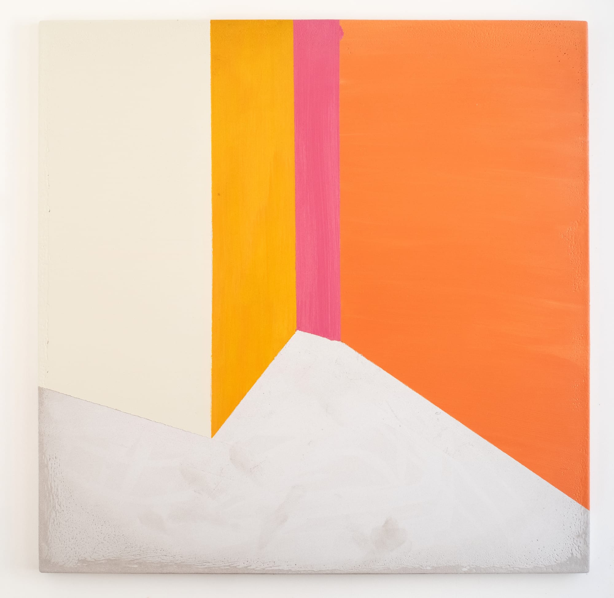 8452 Carolina Martinez Sem título V (série plaquinhas) 2023 acrílica sobre concreto 40 x 40 x 1,5 cm