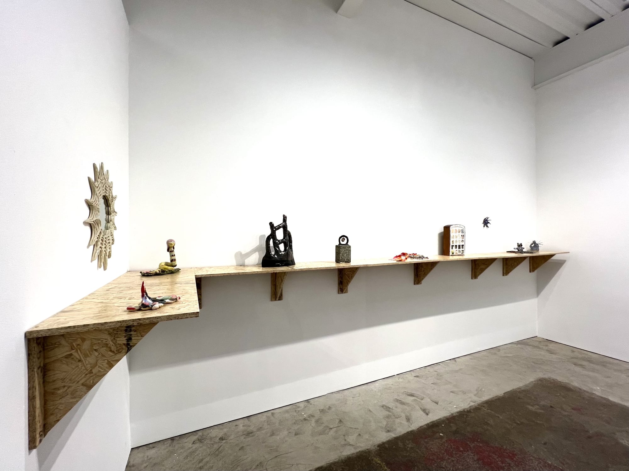 "Hands Like Sponges," a group show curated by Dana Hemenway in our Project Space
