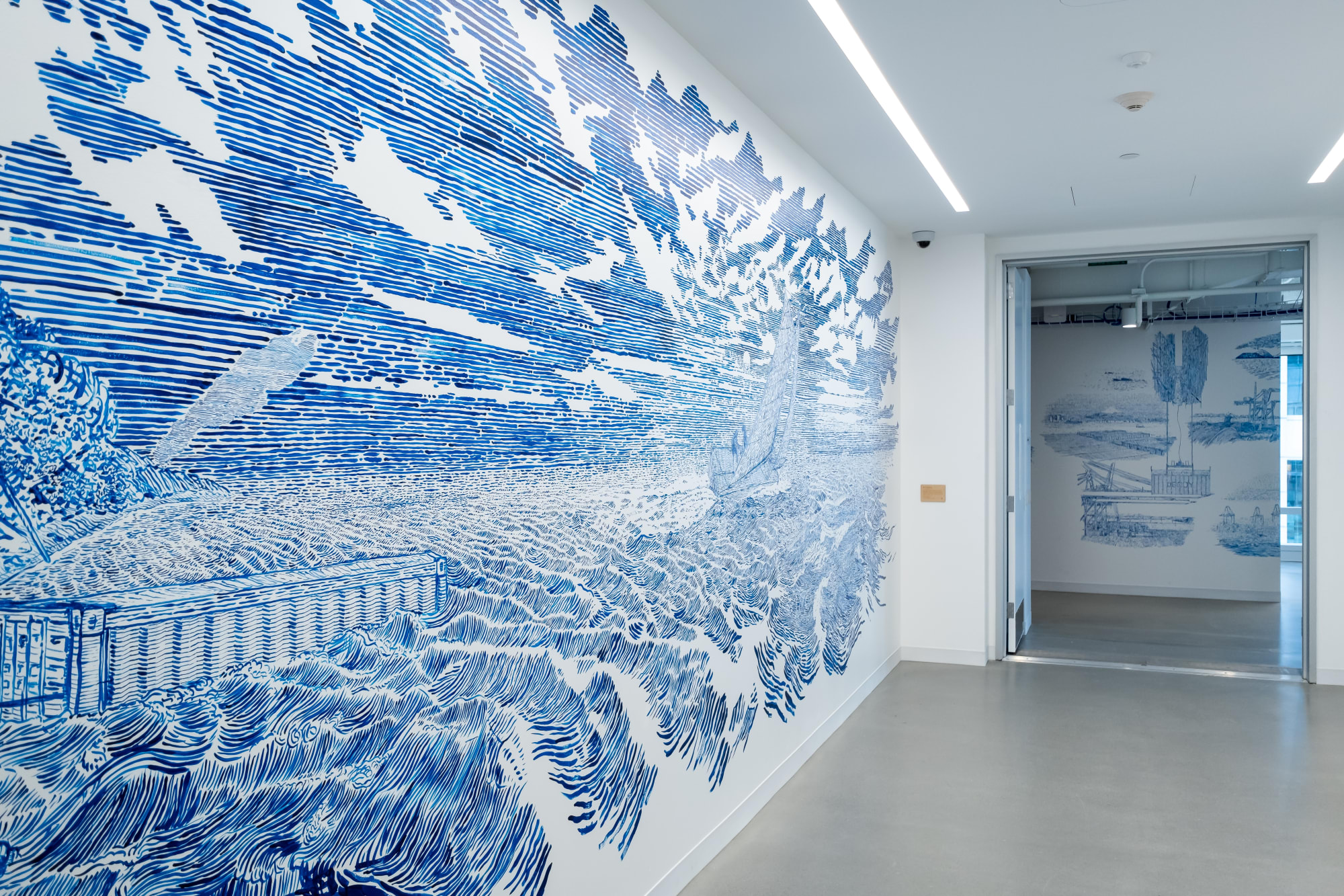 Martin Machado Facebook Artist in Residency Mural, 2019