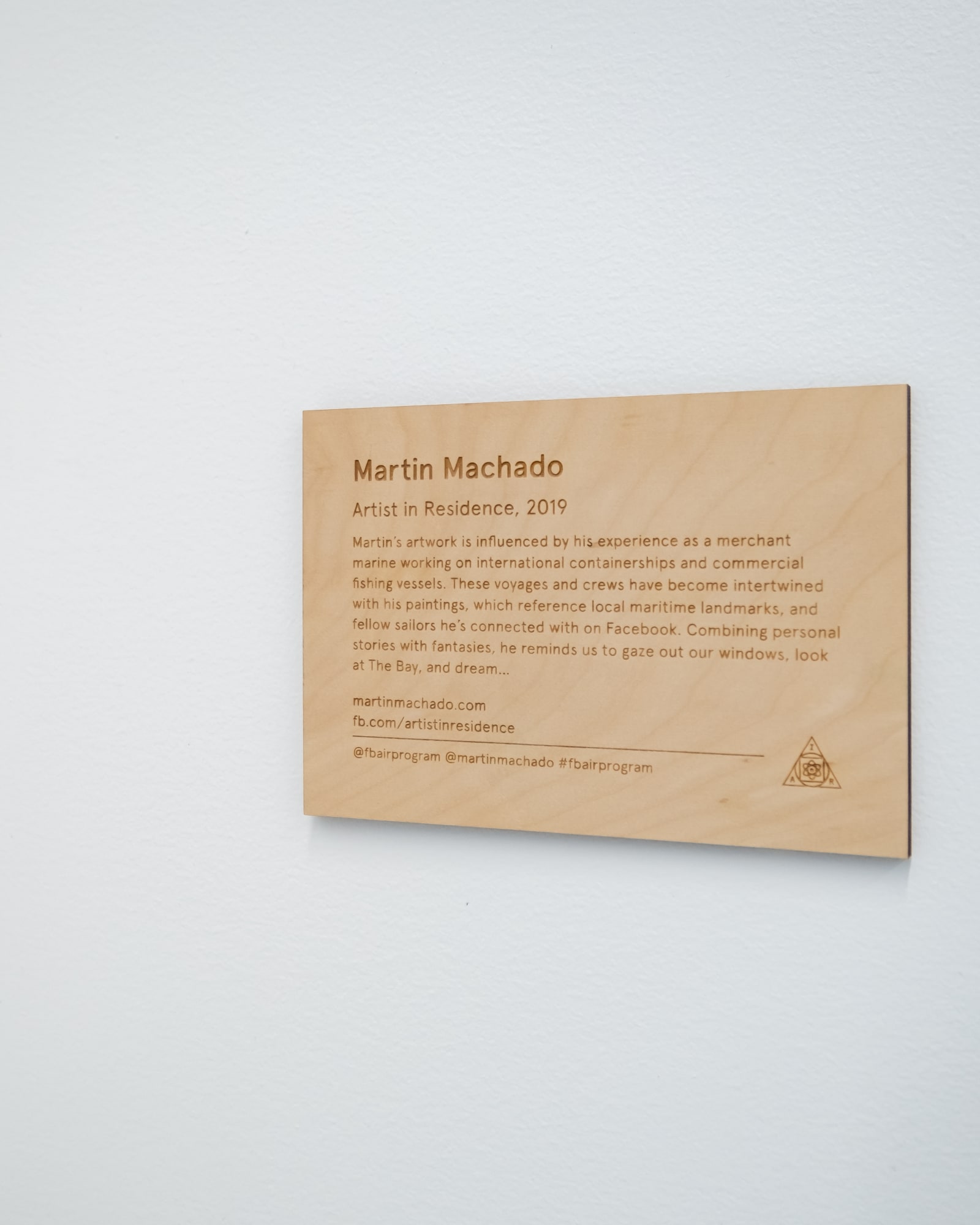 Martin Machado Facebook Artist in Residency Mural, 2019