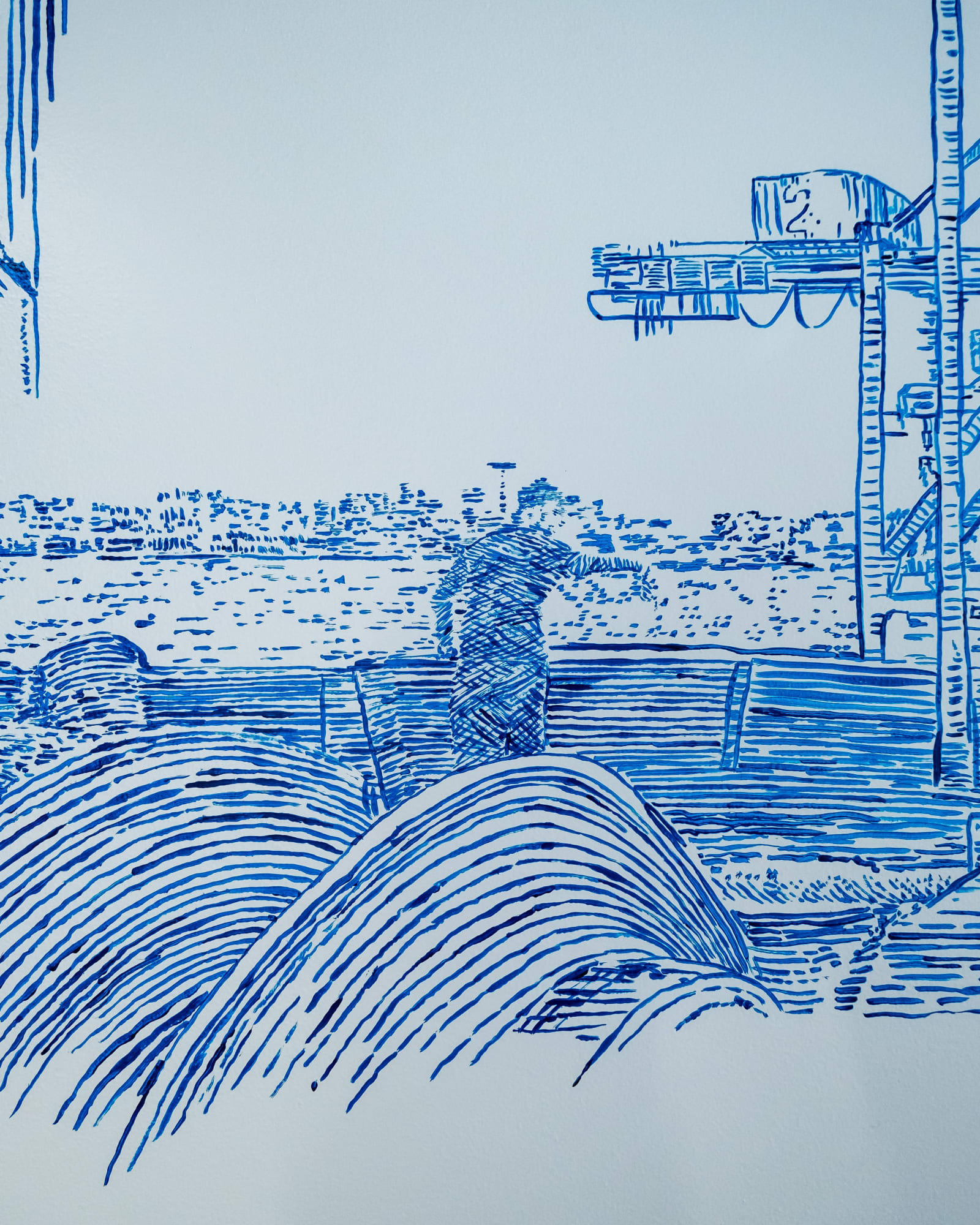 Martin Machado Facebook Artist in Residency Mural, 2019