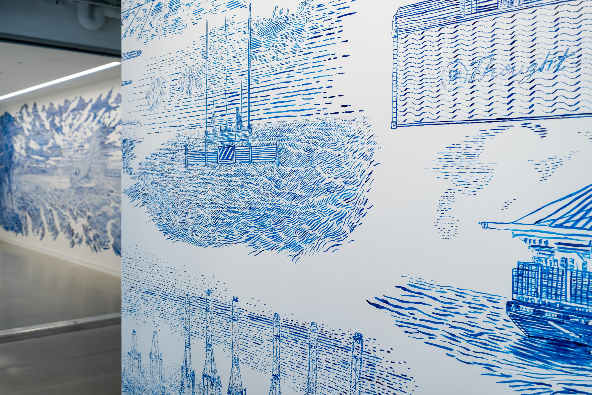 Martin Machado Facebook Artist in Residency Mural, 2019