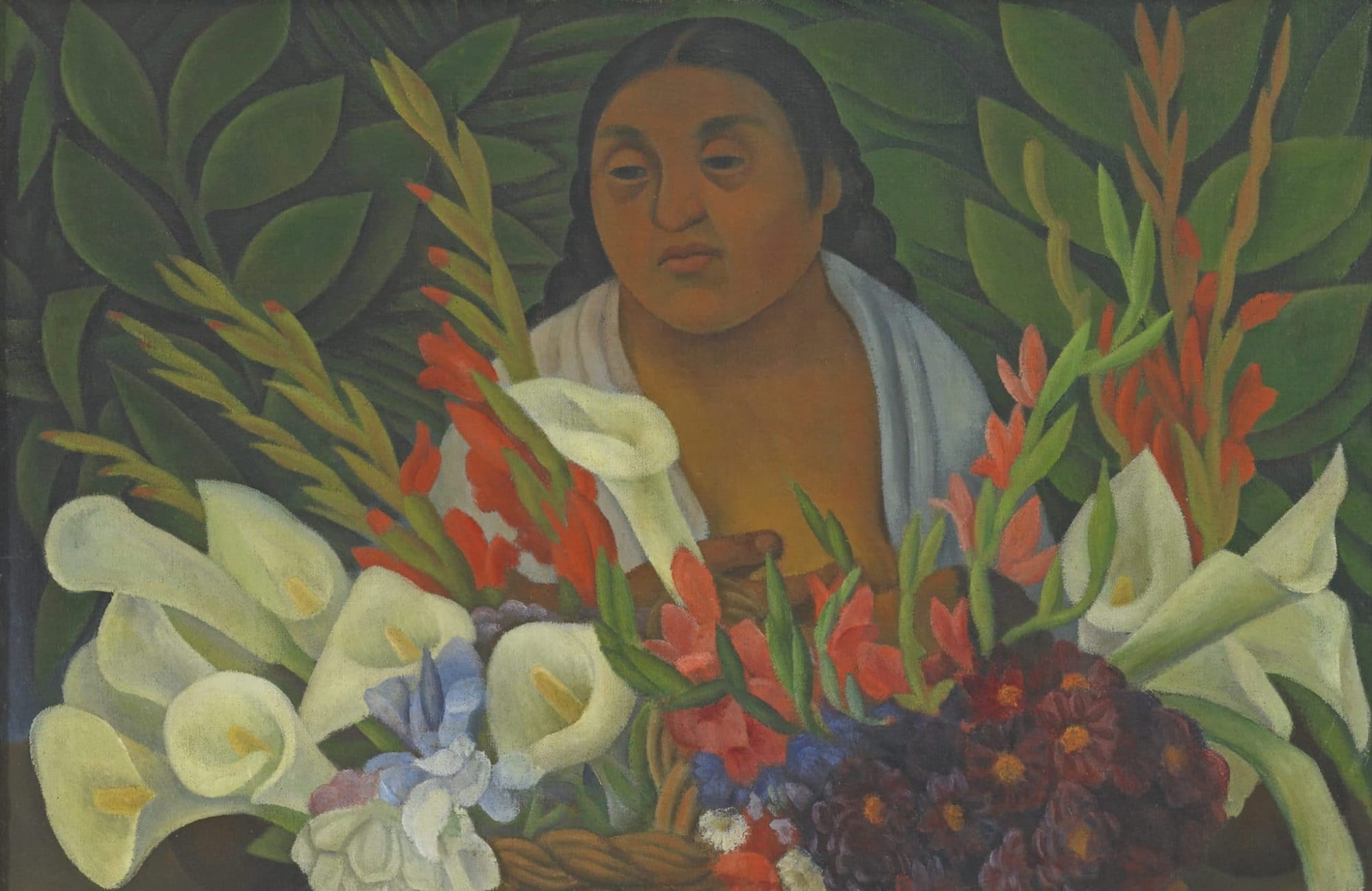 Diego Rivera, The Flower Seller, year unknown