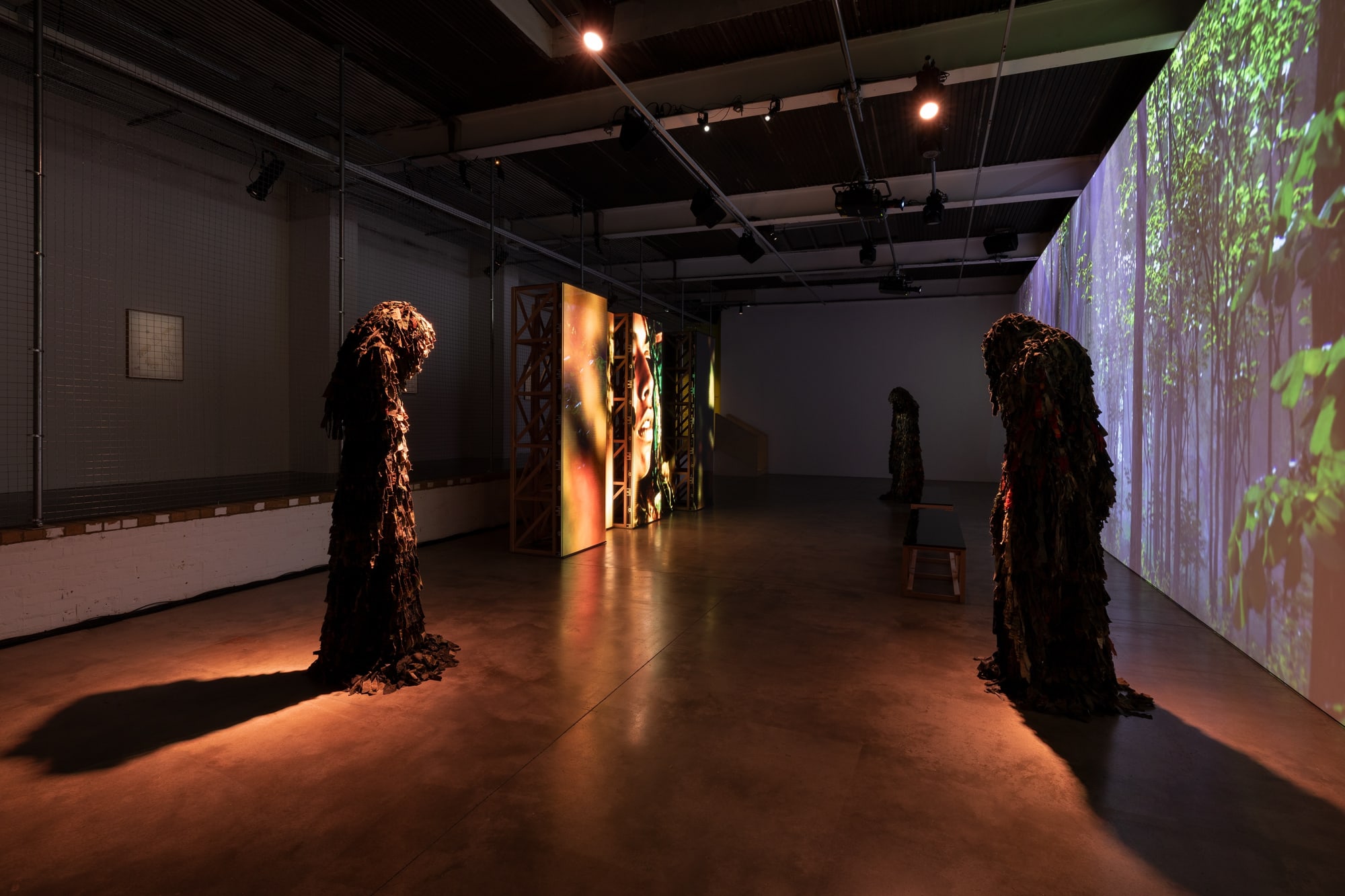 Installation view: Christopher Kulendran Thomas: Another World, ICA Institute of Contemporary Arts London (2022) | Image Credit: Andrea Rossetti / Images courtesy of the artist and Institute of Contemporary Arts, London.