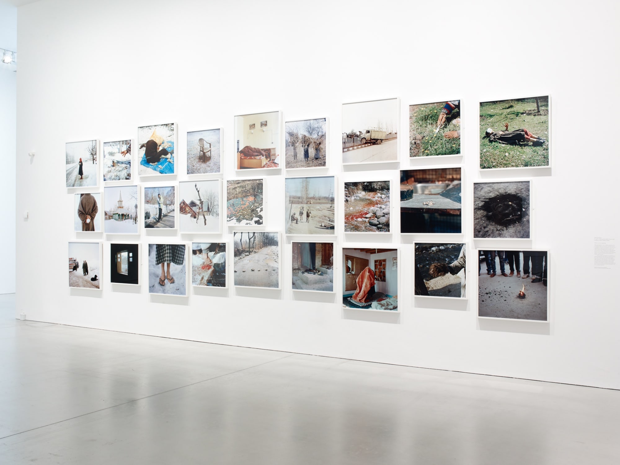 Sohrab Hura | Snow | Install View: Homelands: Art from Bangladesh, India, and Pakistan, curated by Devika Singh, Kettle’s Yard, Cambridge | November 12, 2019 – February 02, 2020