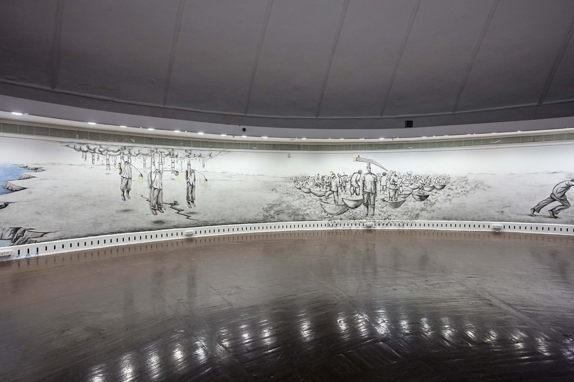 Prabhakar Pachpute | no, it wasn’t the locust cloud | National Gallery of Modern Art, Mumbai | 2018