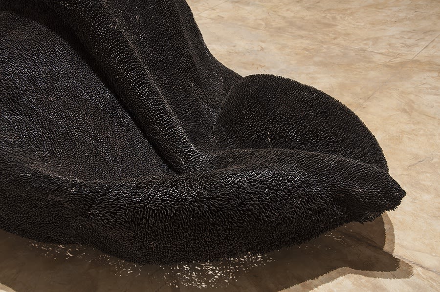 Sakshi Gupta | No Title (From the Series 'Become The Wind'), 2012 - 2013 | Metal scrap, 201 x 75 x 49 cm | Detail