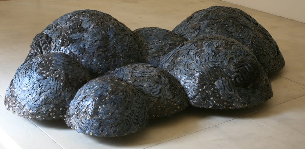 Sakshi Gupta, No Title (From The Series Lavish Absence), 2011 | Metal scrap, 275 x 194 x 51 cm