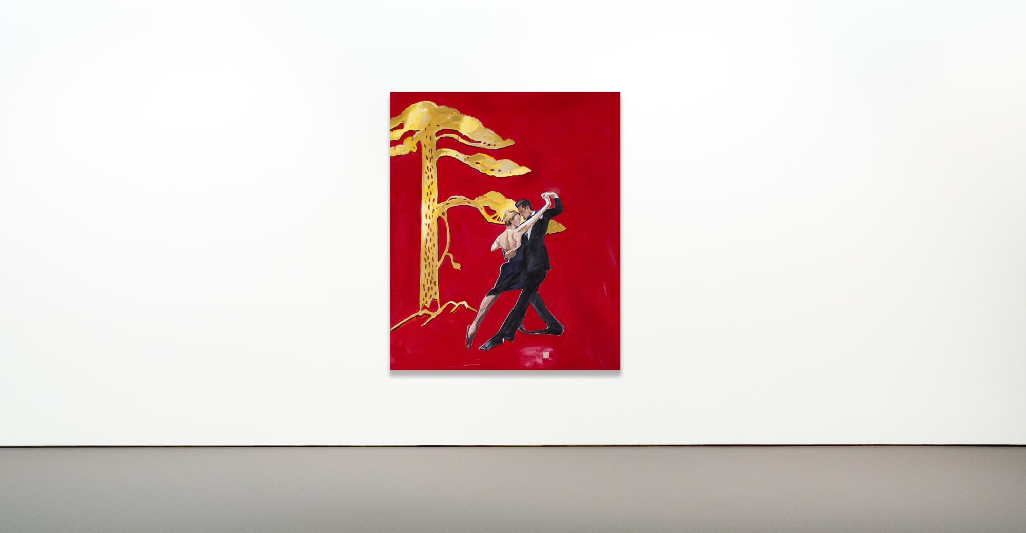 兩人世界 THE TWO OF US，2009，油彩、畫布 Oil on Canvas，152.4x127cm