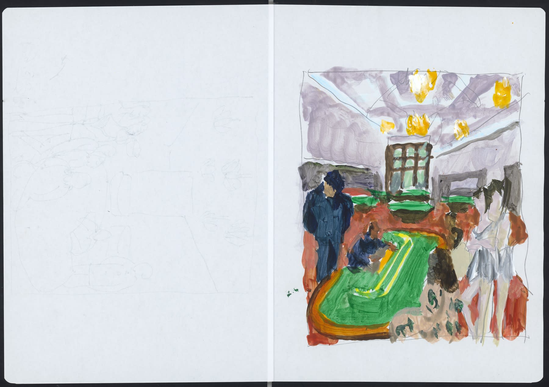 P.14 草图 Preliminary drawing